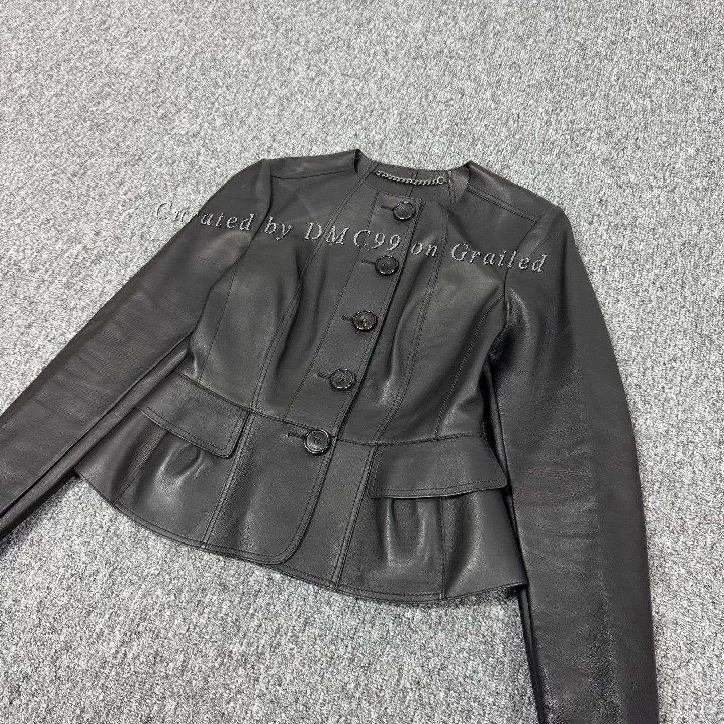 Burberry Burberry Lambskin Short Leather Jacket Size XL / US 12-14 / IT 48-50 - 4 Thumbnail