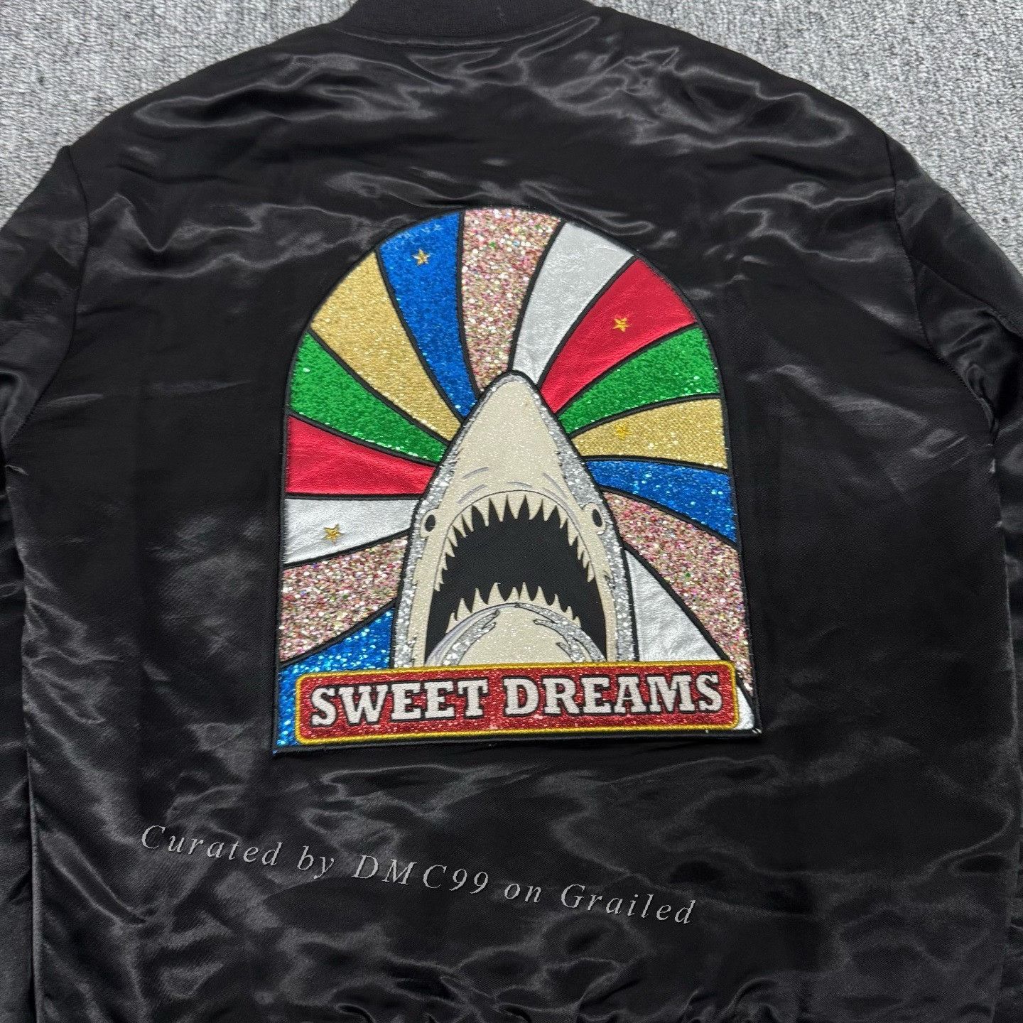 Saint Laurent Paris Saint Laurent SLP Shark Embroidery Bomber Jacket Size XS / US 0-2 / IT 36-38 - 6 Thumbnail