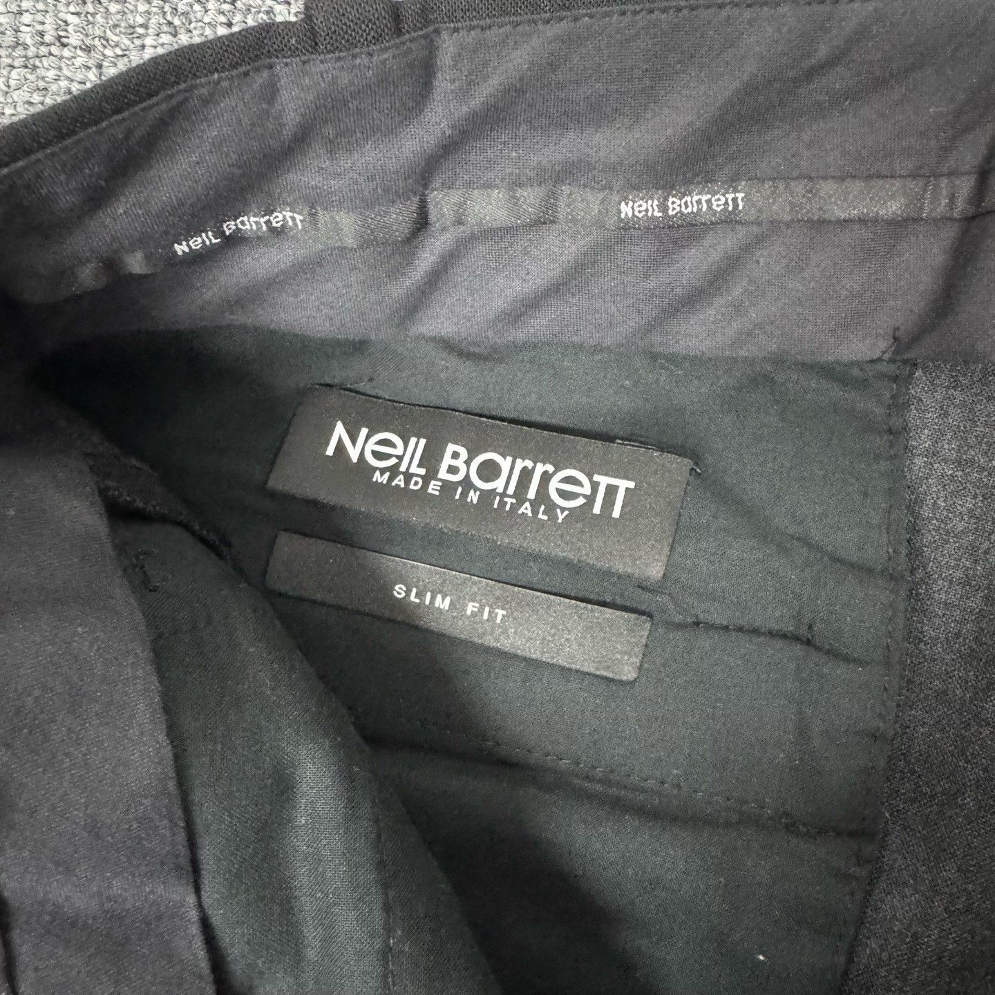 Neil Barrett Neil Barrett Black Wool Trousers Size 50 Size US 34 / EU 50 - 5 Thumbnail