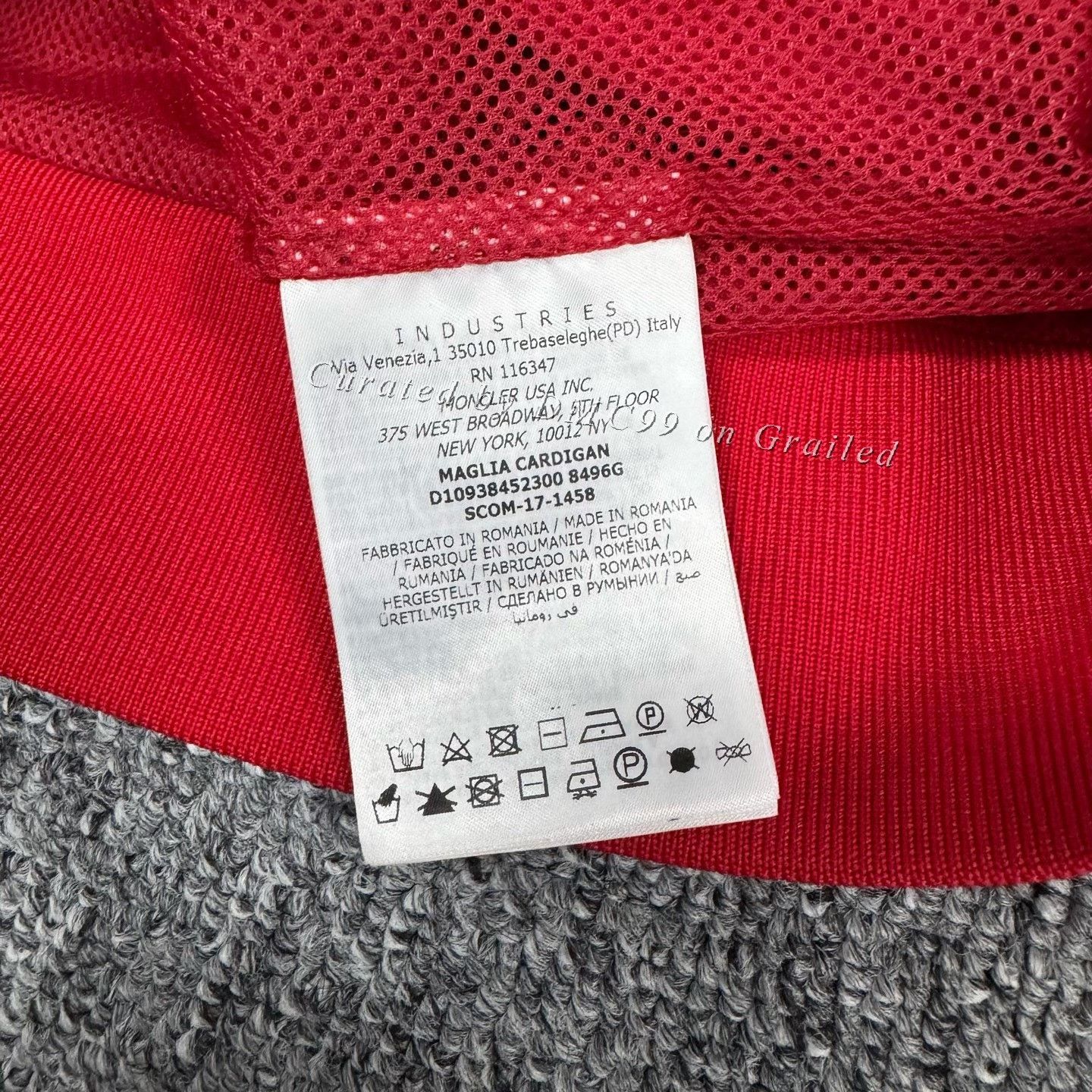 Moncler Moncler Maglia Red Stand Collar Jacket S Size US S / EU 44-46 / 1 - 6 Thumbnail