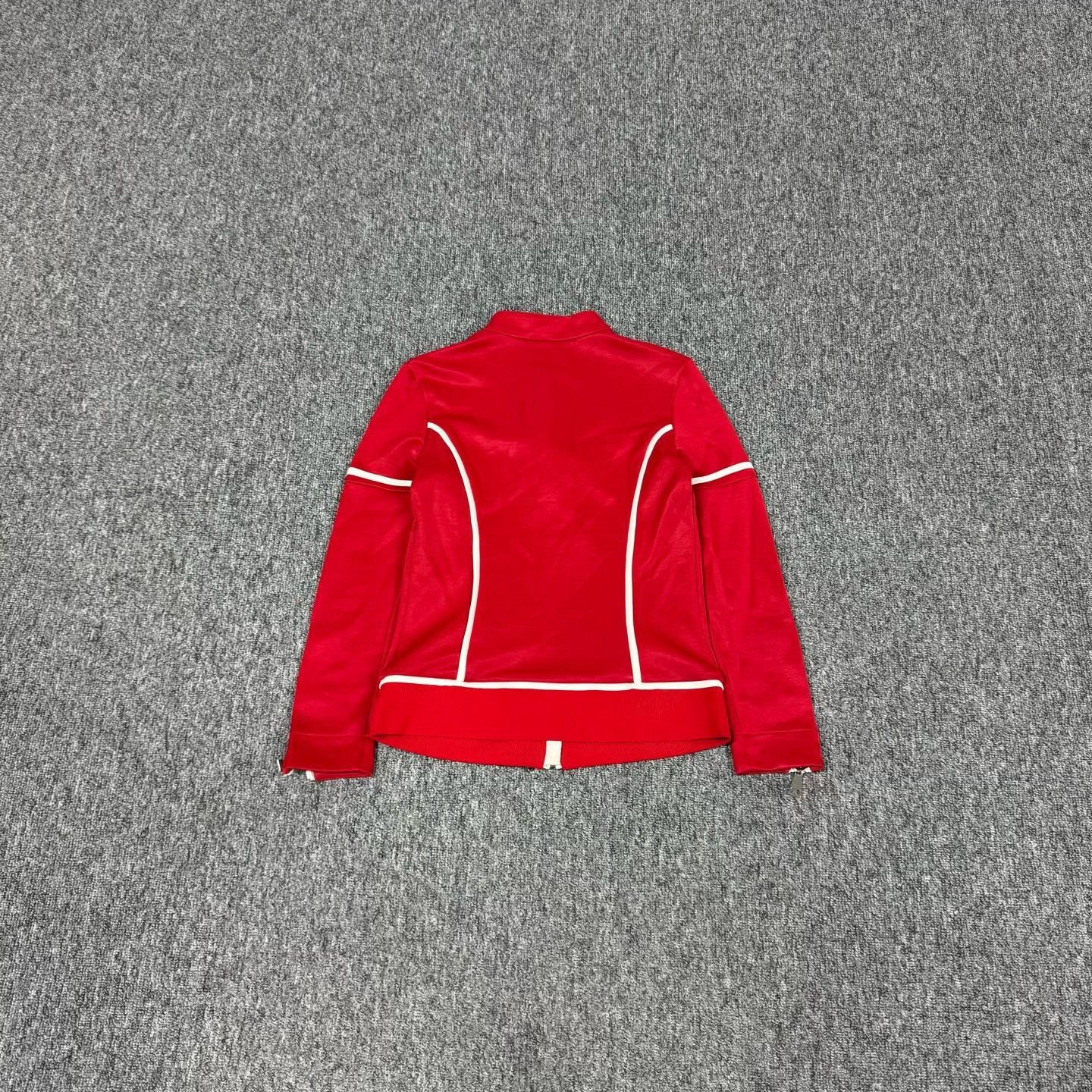 Moncler Moncler Maglia Red Stand Collar Jacket S Size US S / EU 44-46 / 1 - 2 Thumbnail