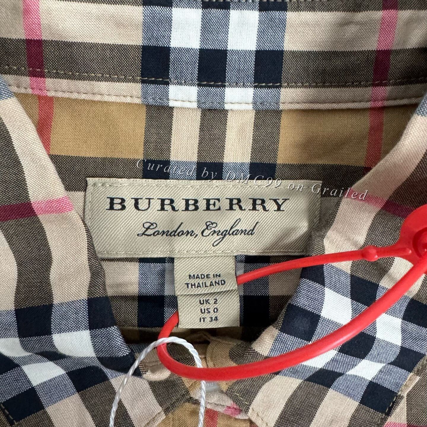 Burberry Burberry Classic Check Long Sleeve Shirt Size M / US 6-8 / IT 42-44 - 5 Thumbnail