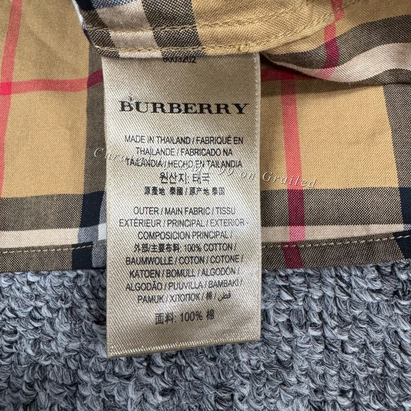Burberry Burberry Classic Check Long Sleeve Shirt Size M / US 6-8 / IT 42-44 - 6 Thumbnail