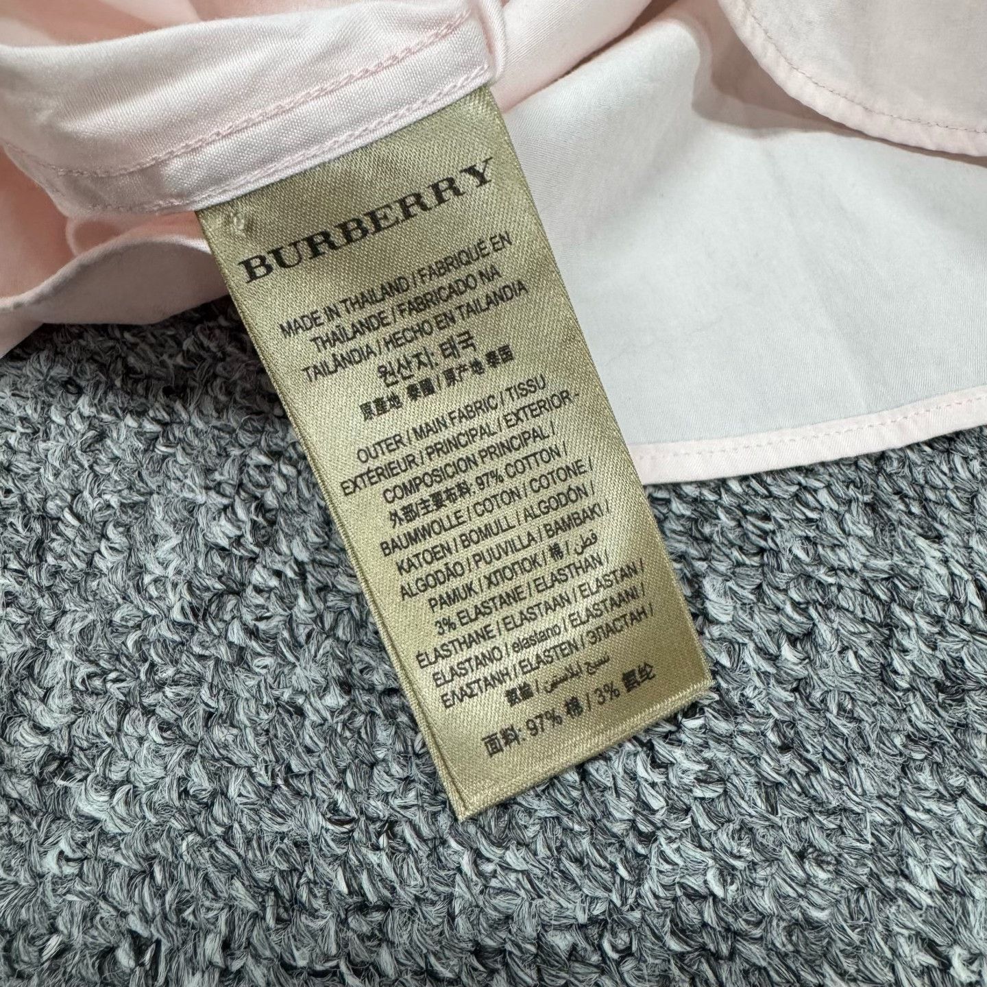 Burberry Burberry Horse Embroidered Long Sleeve Shirt Size US S / EU 44-46 / 1 - 7 Thumbnail
