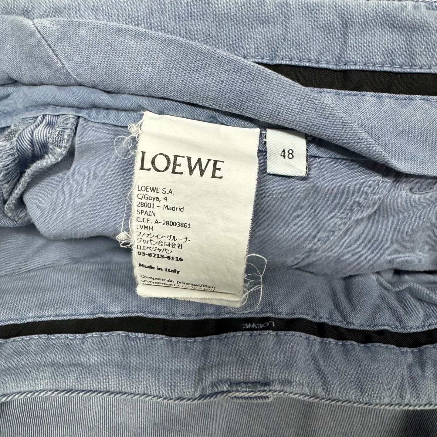 Loewe Loewe 24FW Baggy Soft Denim Pants Size US 32 / EU 48 - 7 Thumbnail