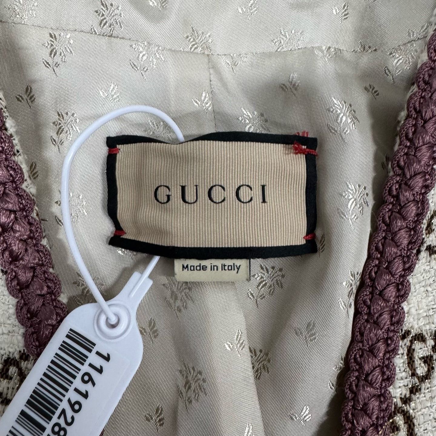 Gucci Gucci GG Monogram Knit Trim Cardigan Size S / US 4 / IT 40 - 5 Thumbnail