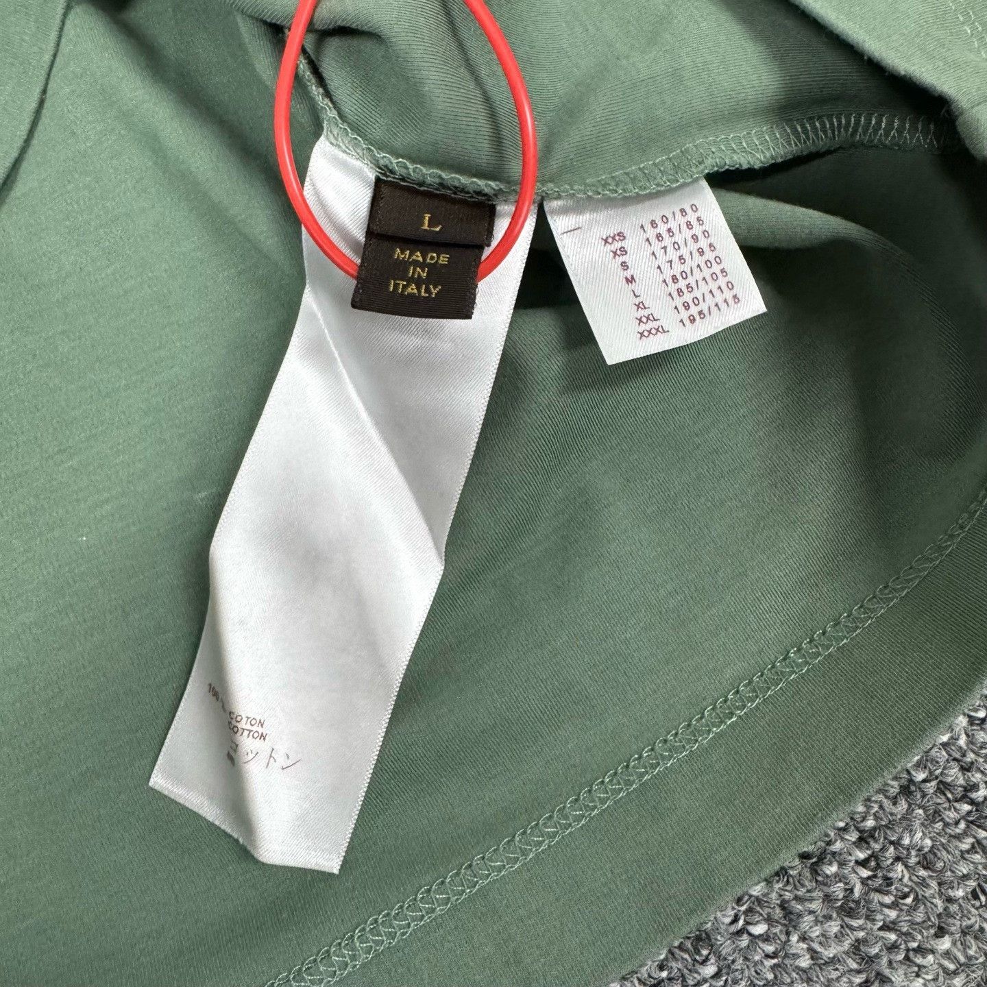 Louis Vuitton Louis Vuitton LV Letter Logo Short-Sleeve T-Shirt L Size US L / EU 52-54 / 3 - 6 Thumbnail