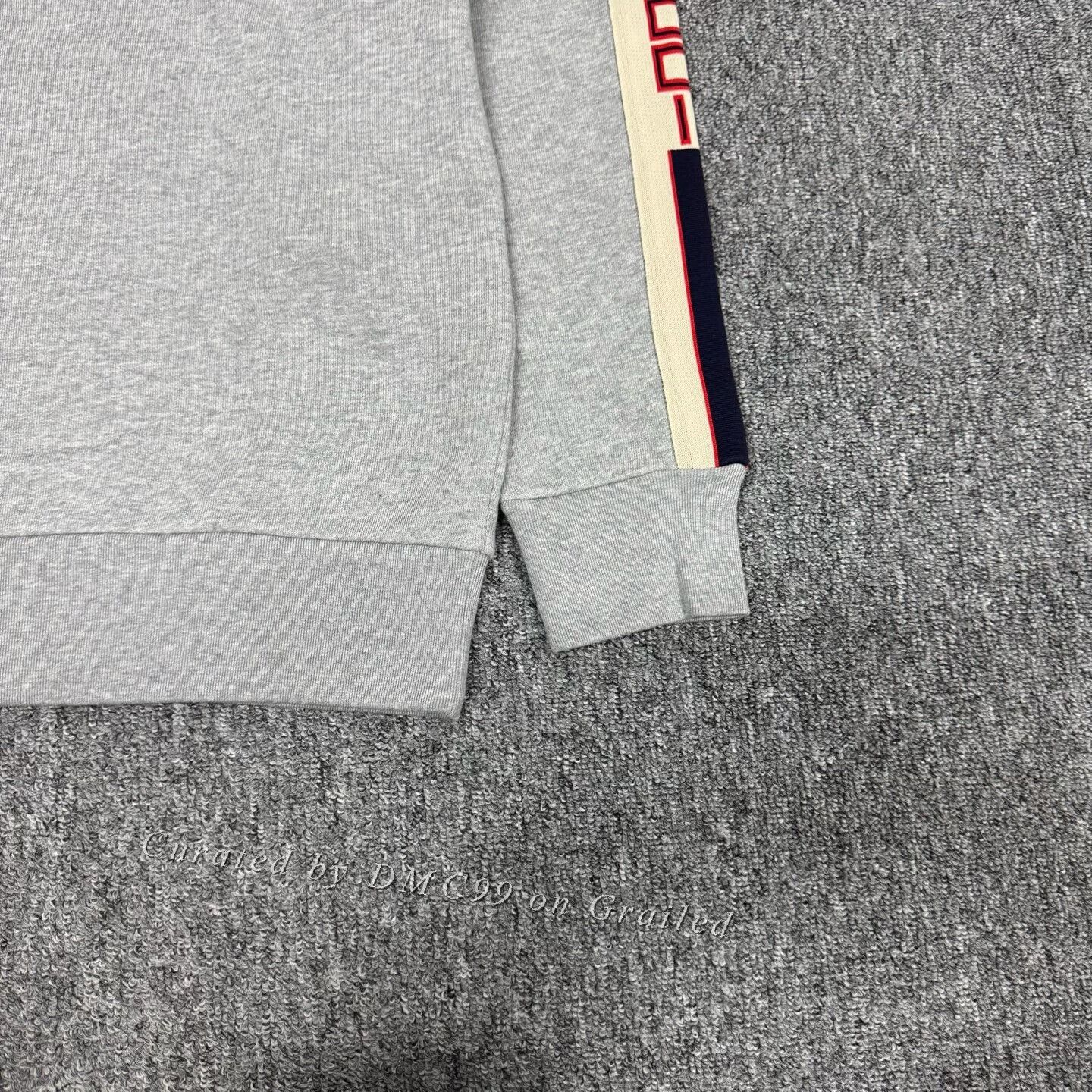 Gucci Gucci Side Stripe Logo Crewneck Sweatshirt Size US L / EU 52-54 / 3 - 3 Thumbnail