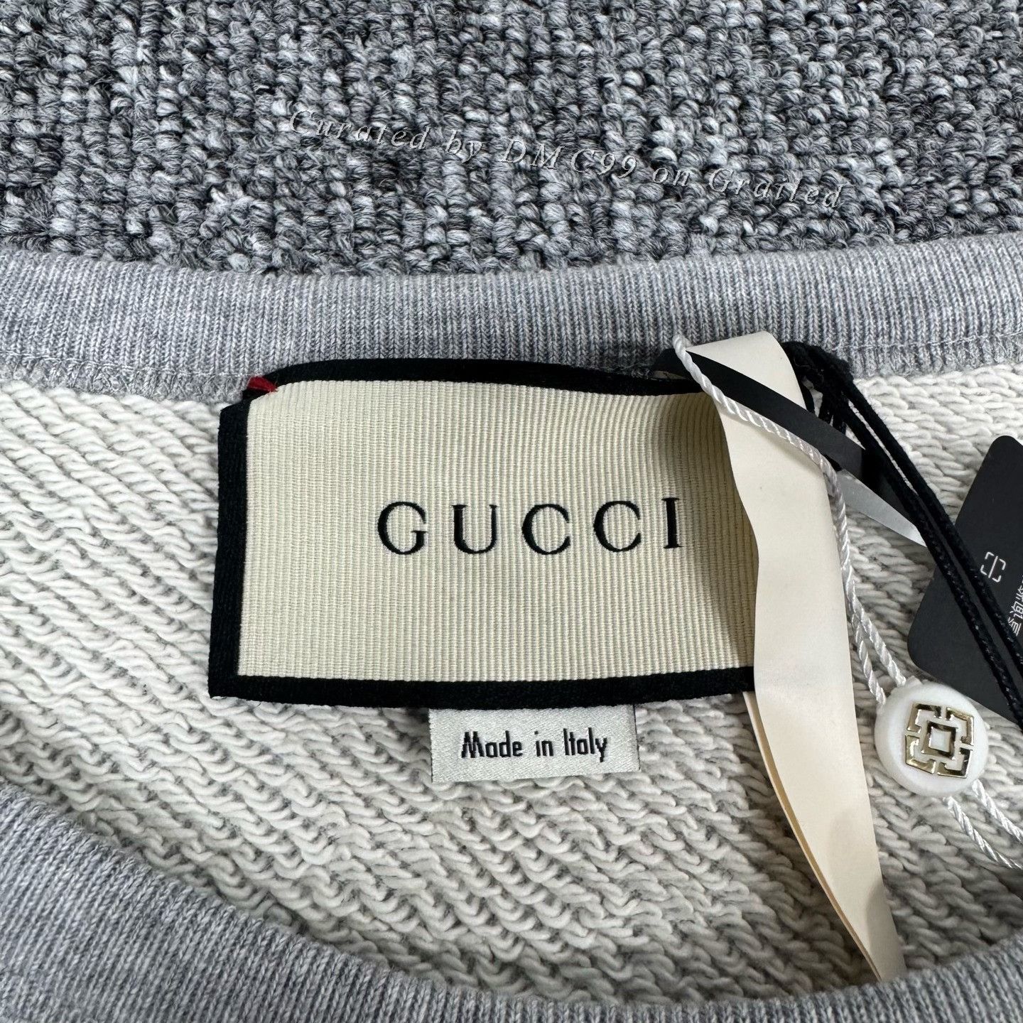 Gucci Gucci Side Stripe Logo Crewneck Sweatshirt Size US L / EU 52-54 / 3 - 6 Thumbnail