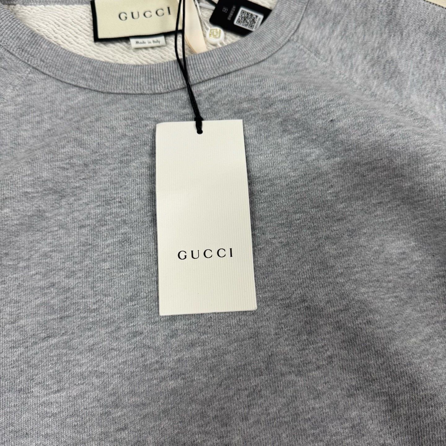 Gucci Gucci Side Stripe Logo Crewneck Sweatshirt Size US L / EU 52-54 / 3 - 5 Thumbnail