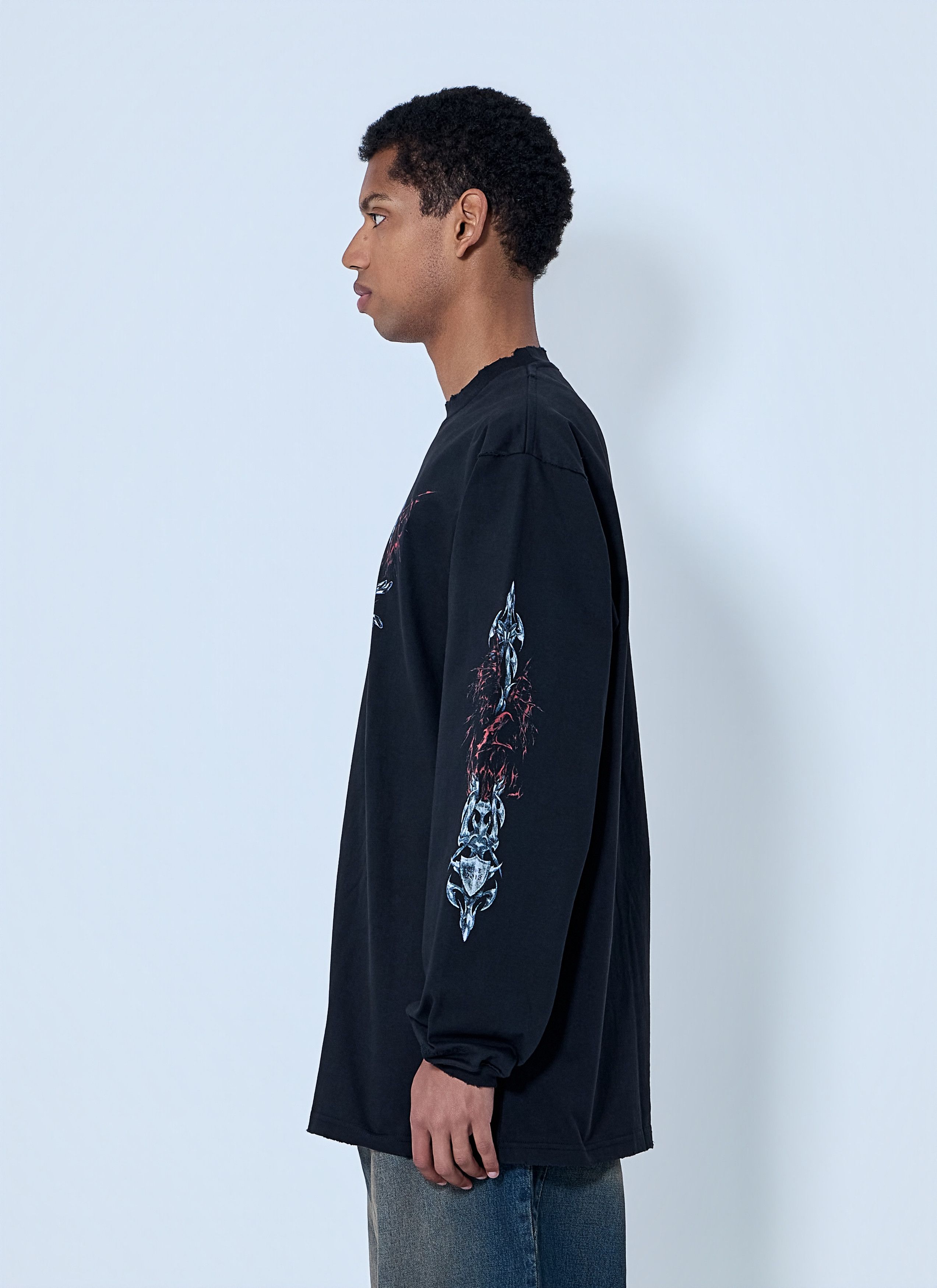 Vetements Graphic Long Sleeve T-Shirt Size US XL / EU 56 / 4 - 3 Thumbnail