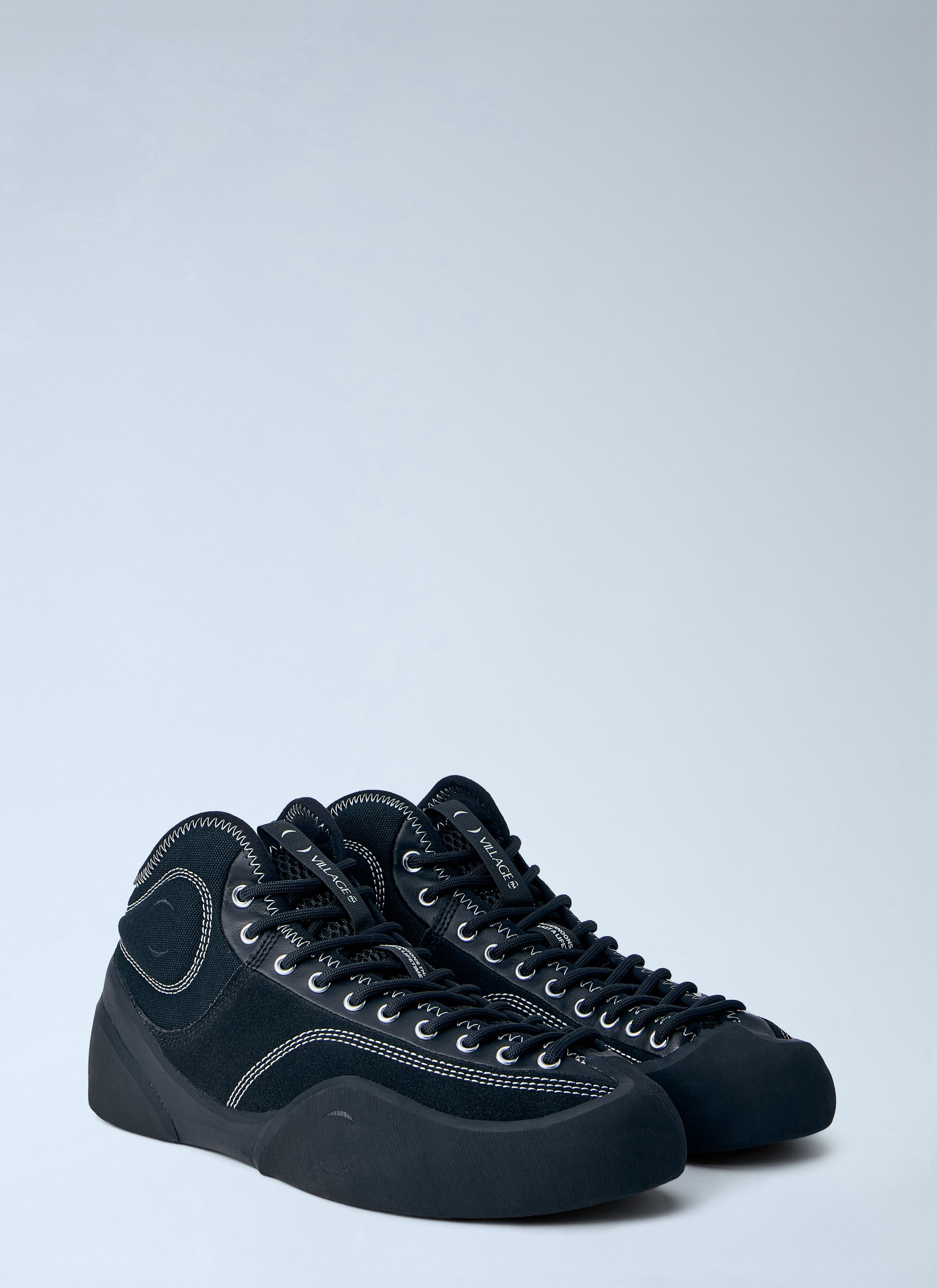 Village PM High-Top Sneakers with Contrast Stitching Size US 9.5 / EU 42-43 - 2 Thumbnail