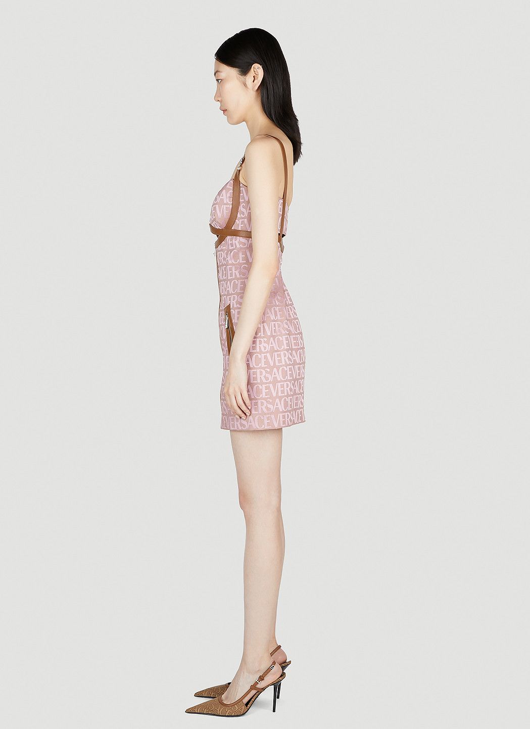 Versace Cut-Out Medusa Dress Size M / US 6-8 / IT 42-44 - 3 Thumbnail