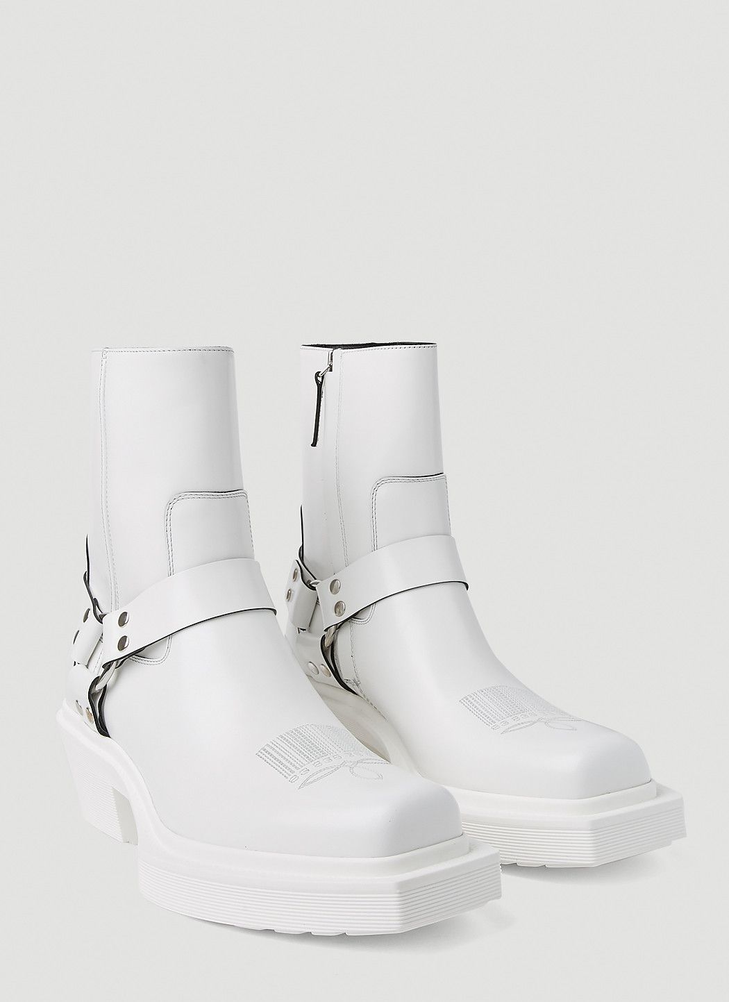 VTMNTS Cowboy Harness Ankle Boots Size US 7 / IT 37 - 2 Thumbnail