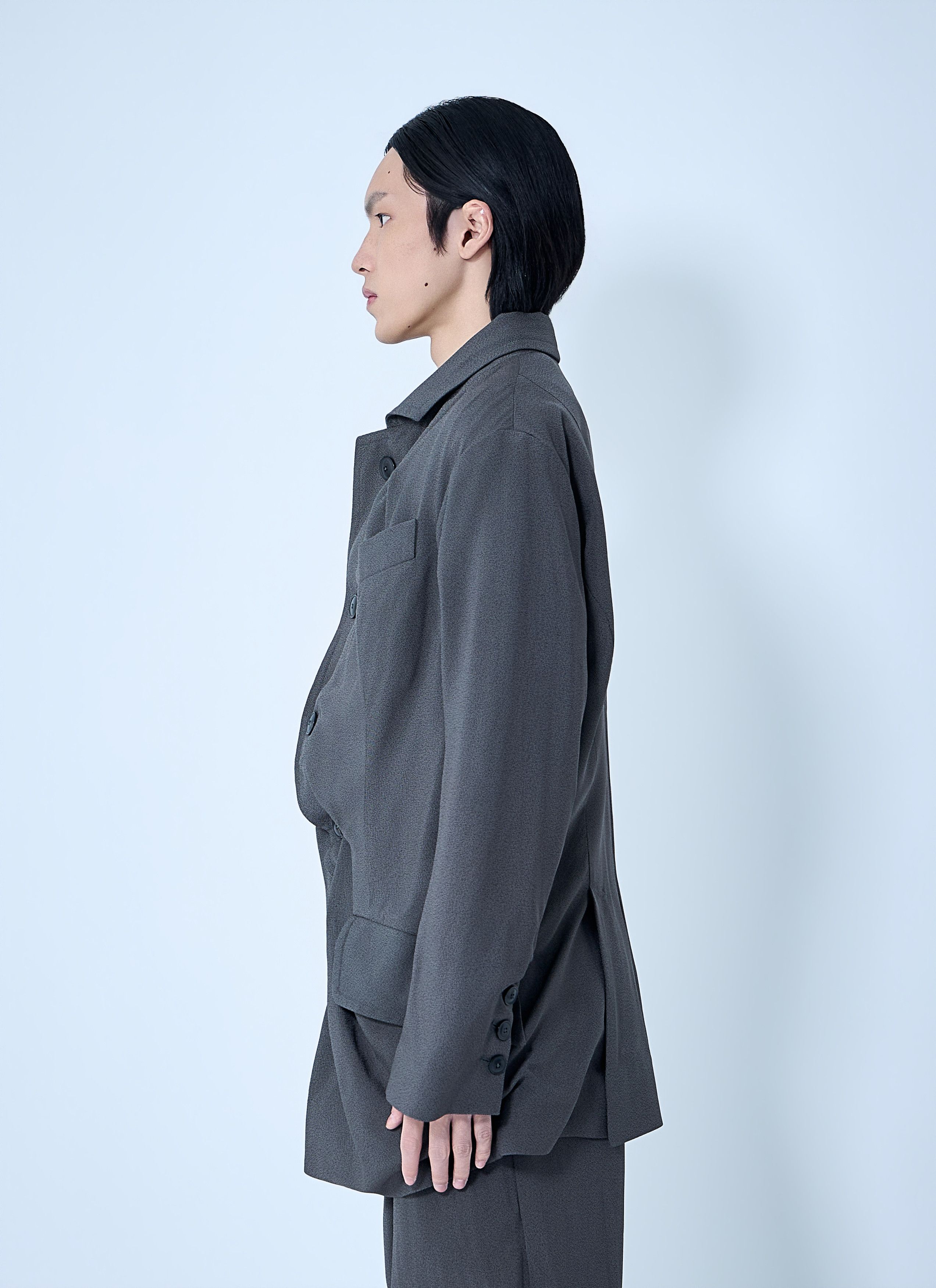 Vivienne Westwood Asymmetrical Wool Blazer Size US L / EU 52-54 / 3 - 3 Thumbnail