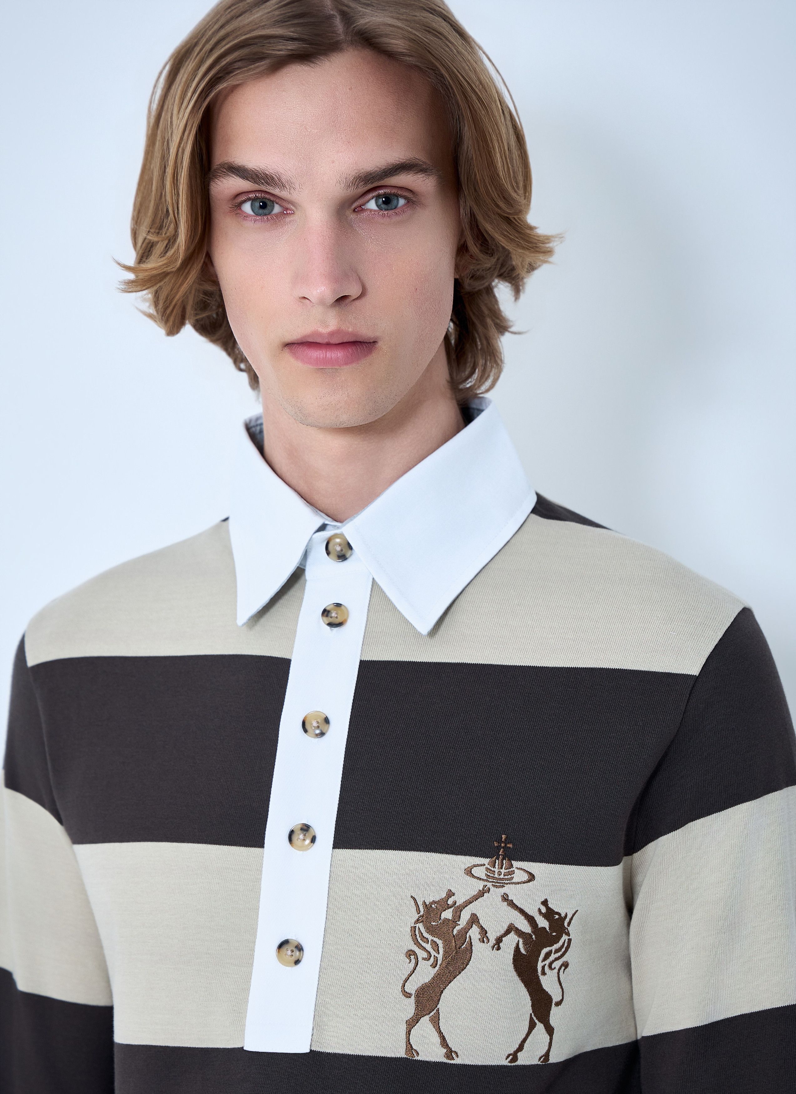 Vivienne Westwood Archive Rugby Cotton Polo Shirt Size US S / EU 44-46 / 1 - 5 Thumbnail