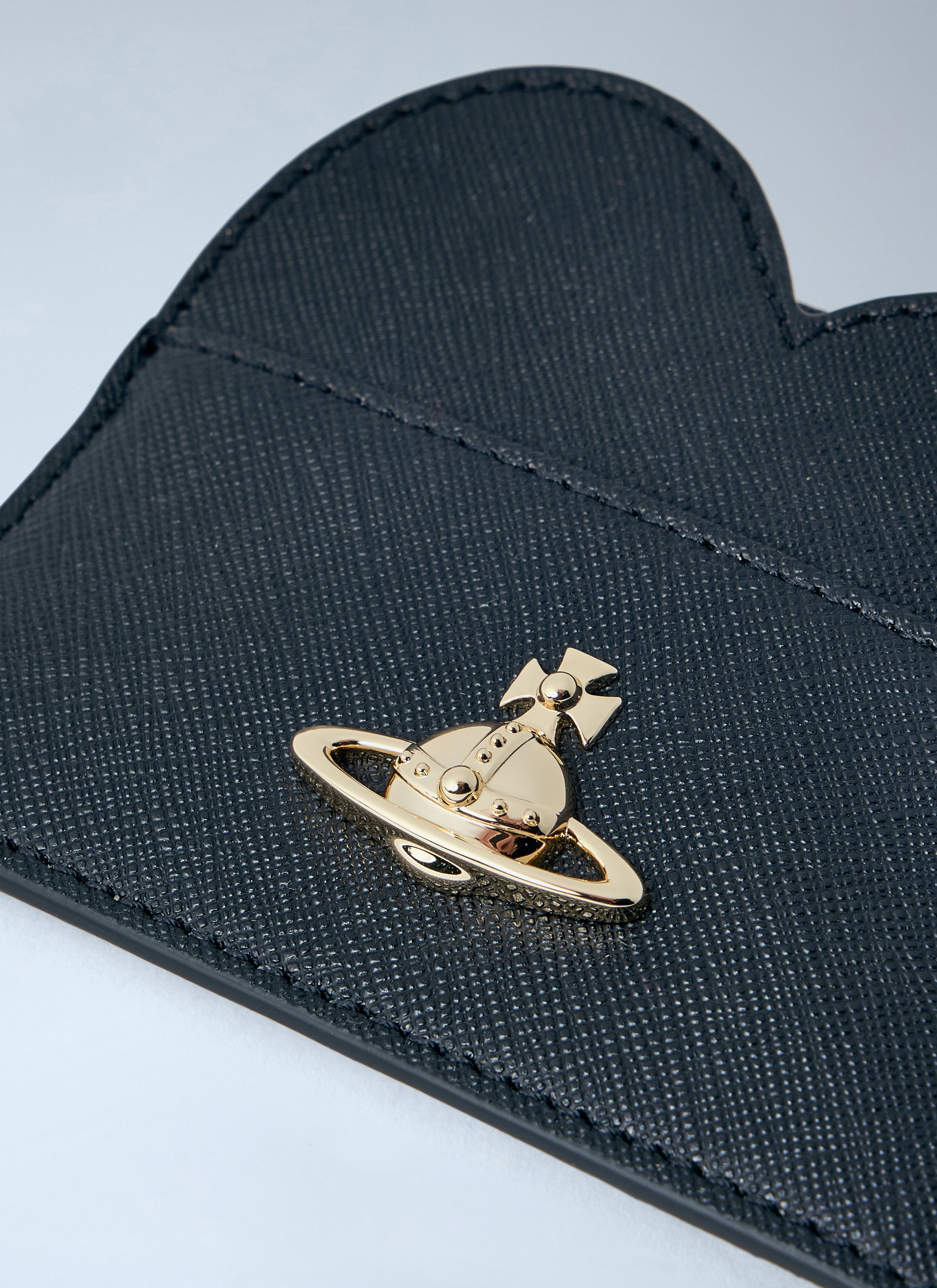 Vivienne Westwood Heart Motif Leather Card Holder Size ONE SIZE - 3 Thumbnail