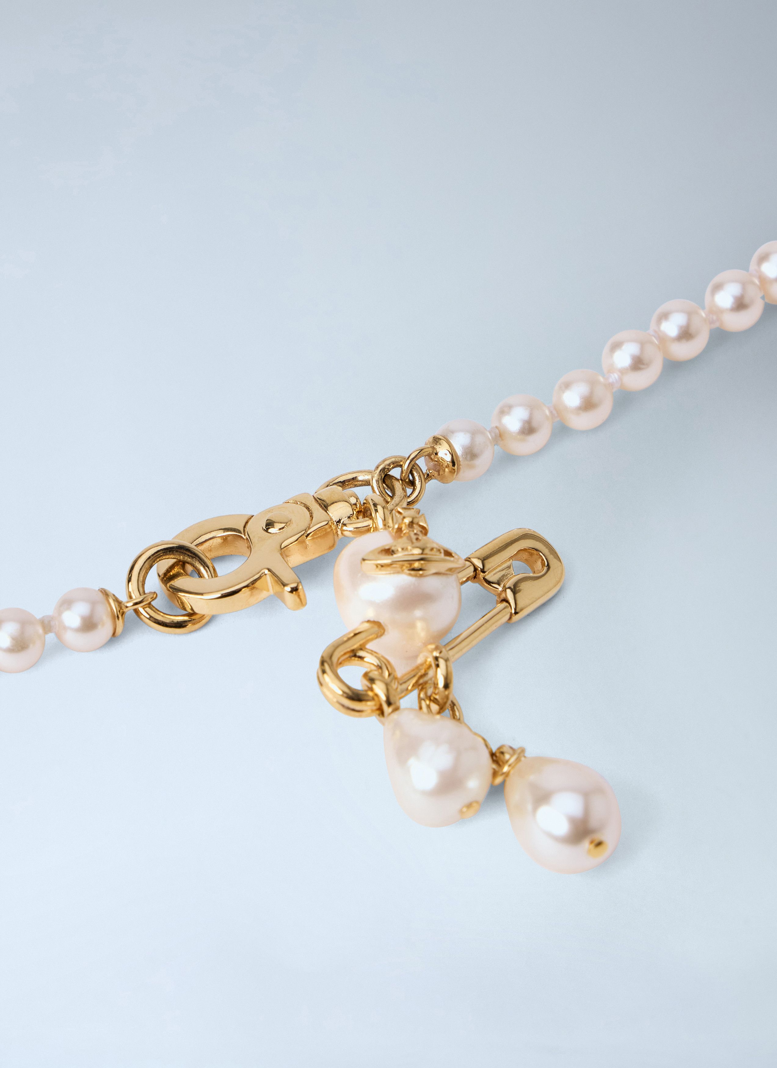 Vivienne Westwood Small Claude Pearl Necklace Size ONE SIZE - 2 Thumbnail