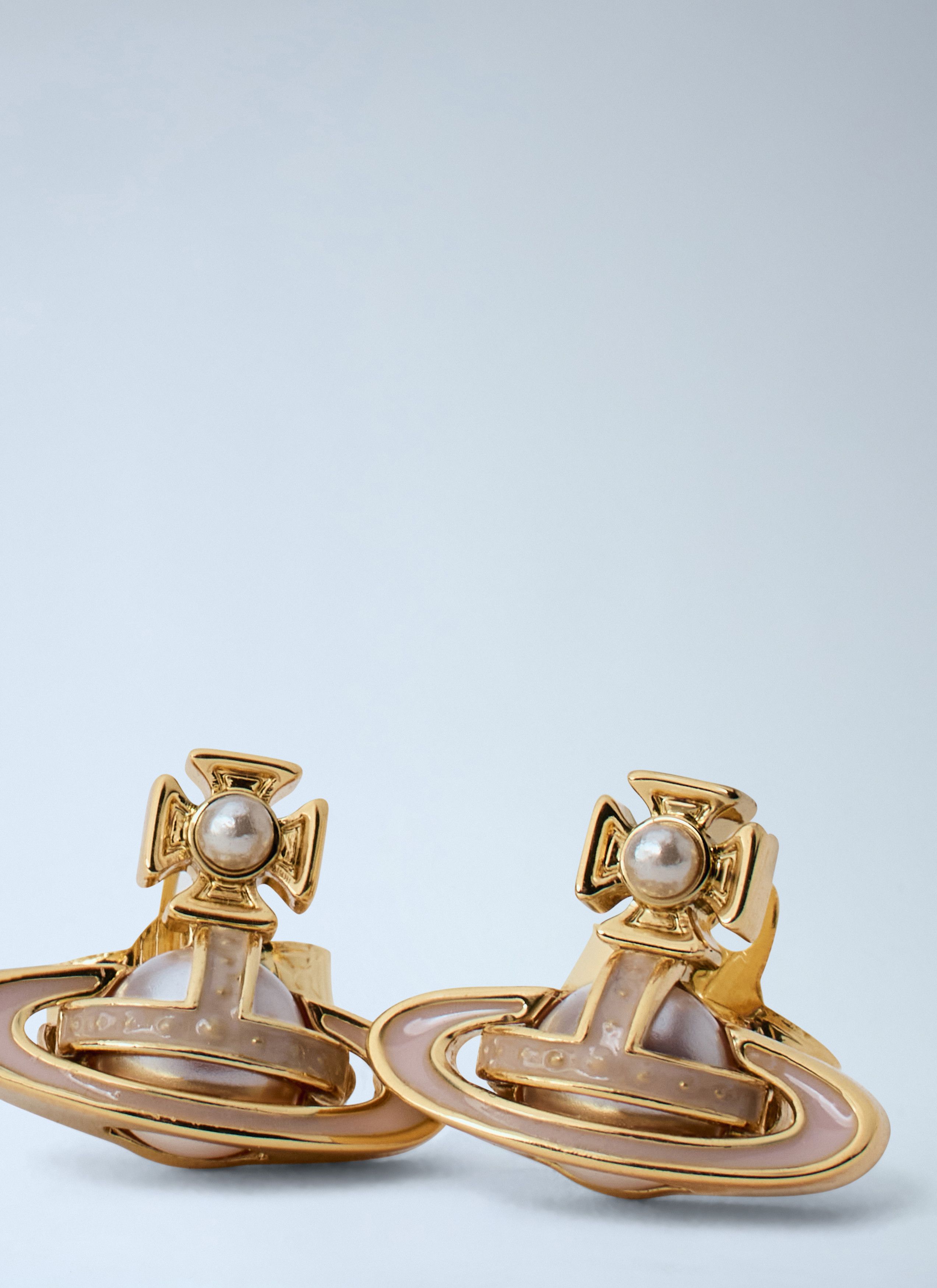 Vivienne Westwood Simonetta Bas Relief Stud Earrings Size ONE SIZE - 3 Thumbnail