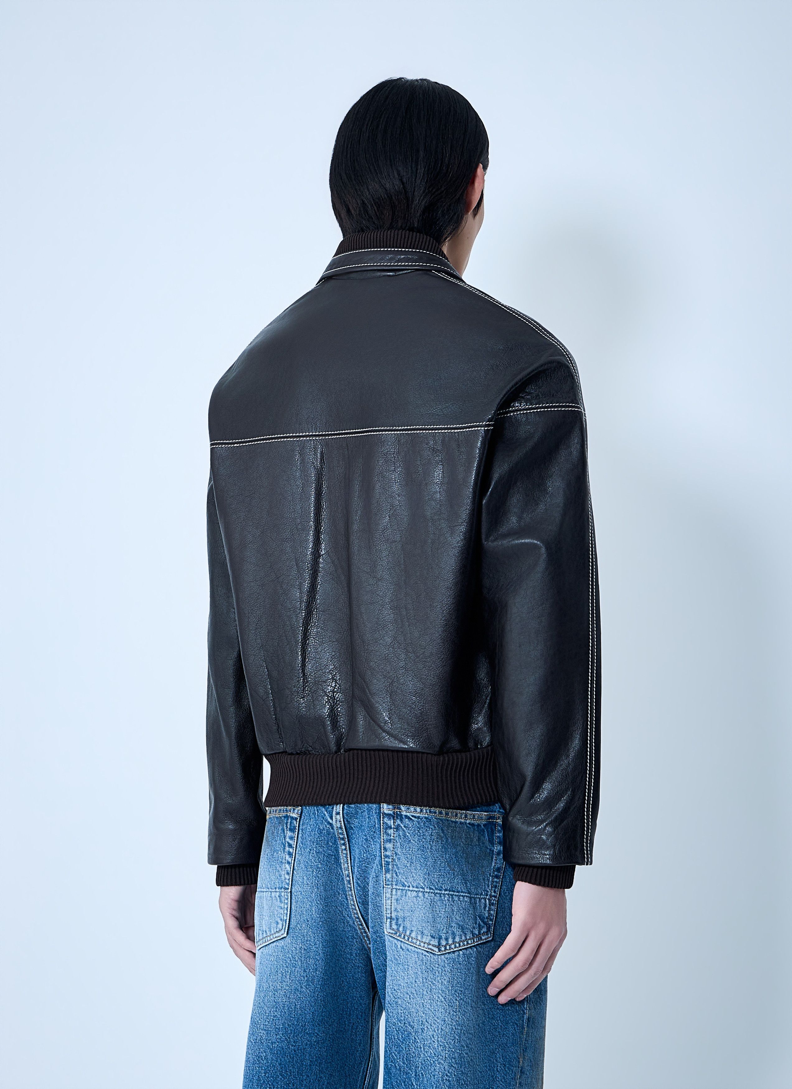 Wales Bonner Leather Button-Up Jacket Size US L / EU 52-54 / 3 - 4 Thumbnail