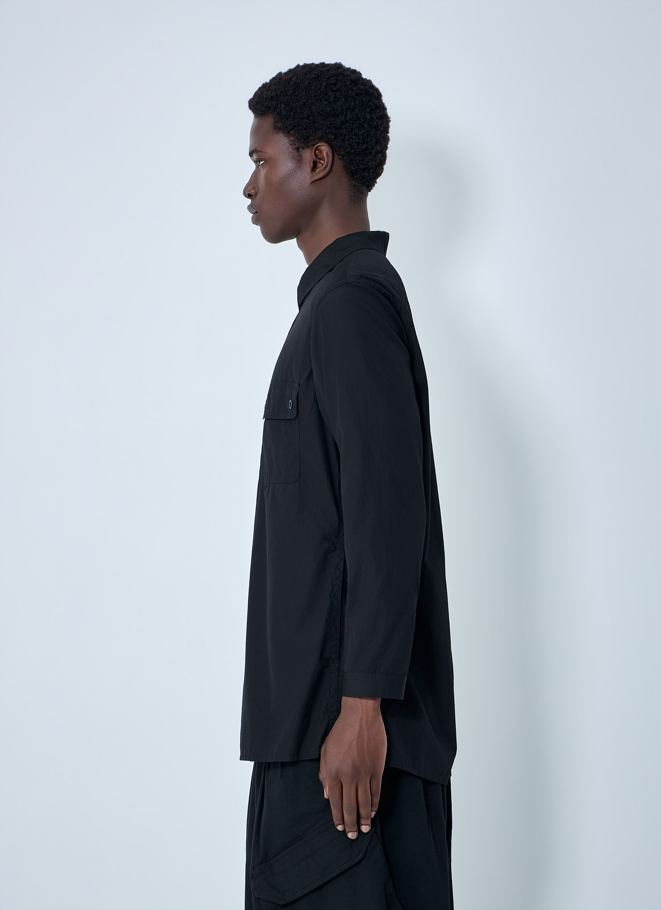 Yohji Yamamoto Chain Stitch Broad Zip Open Blouse Size US XL / EU 56 / 4 - 3 Thumbnail