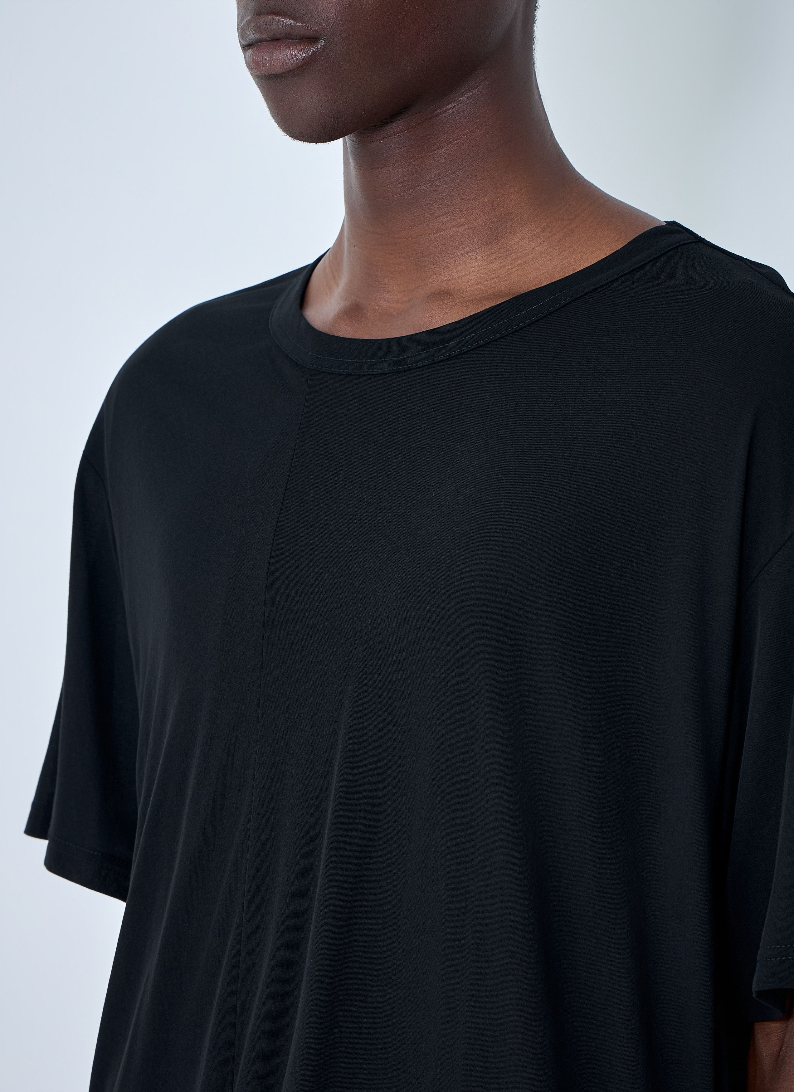 Yohji Yamamoto Diorama Jersey Asymmetry Hem T-Shirt Size US L / EU 52-54 / 3 - 5 Thumbnail