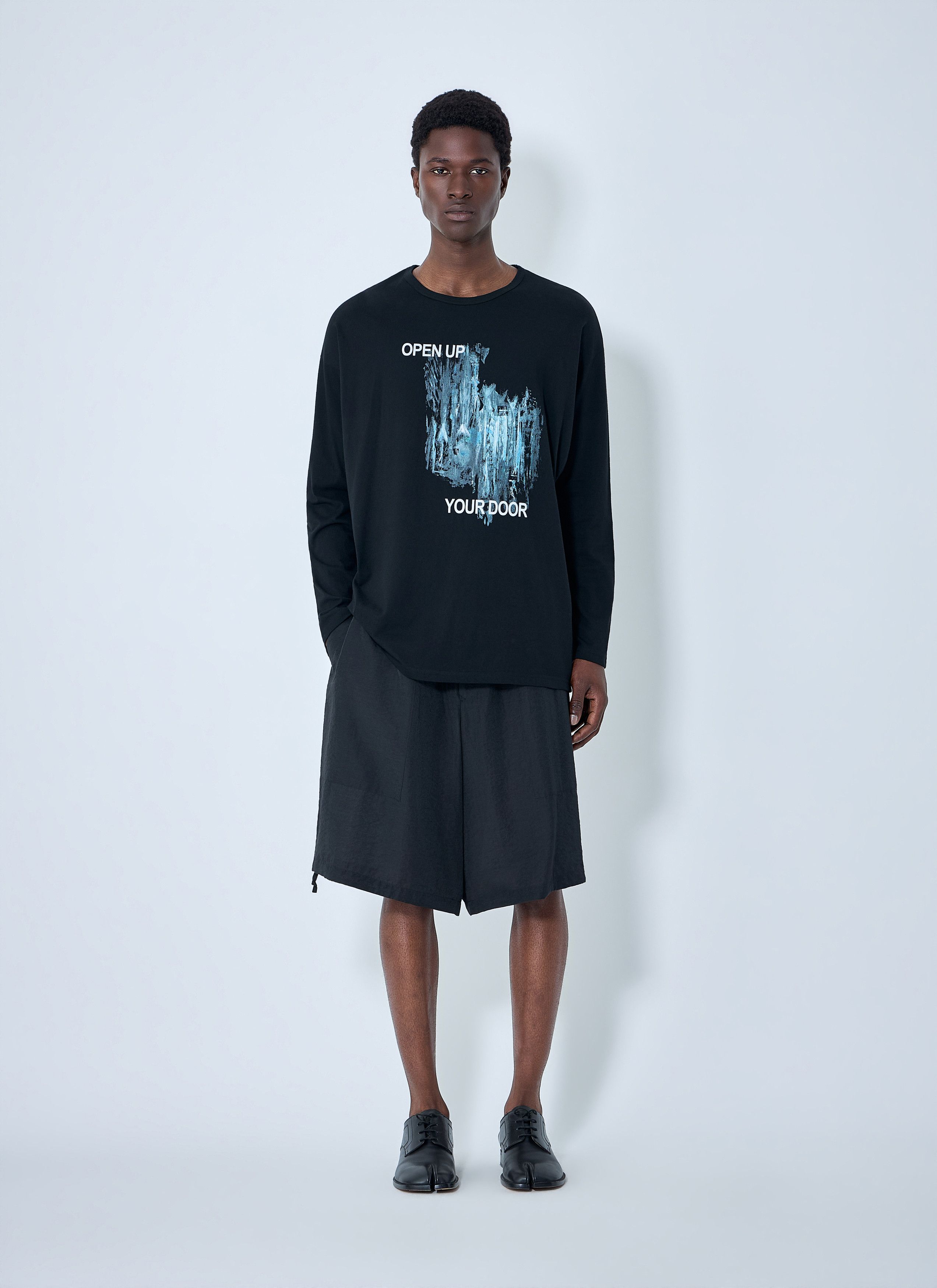 Yohji Yamamoto Gusset Long Sleeve T-Shirt Size US L / EU 52-54 / 3 - 2 Thumbnail