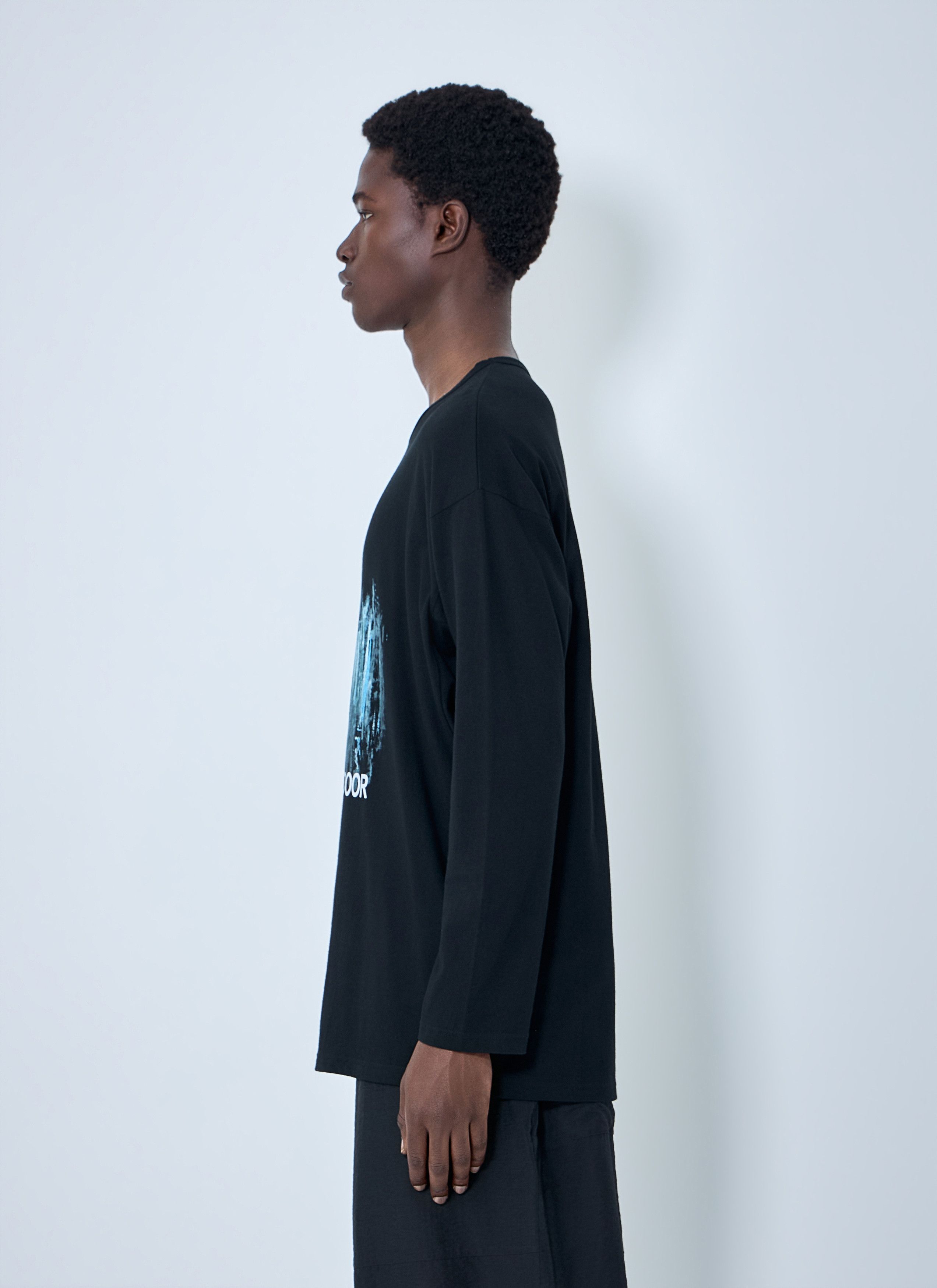Yohji Yamamoto Gusset Long Sleeve T-Shirt Size US L / EU 52-54 / 3 - 3 Thumbnail