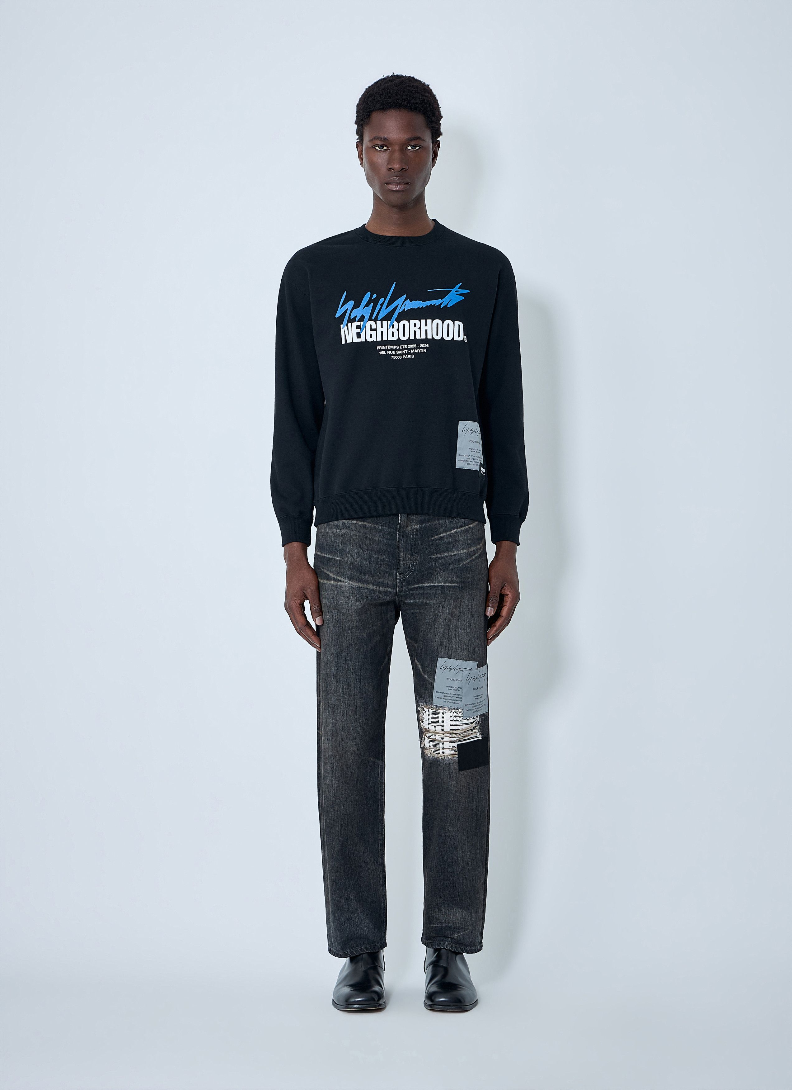 Yohji Yamamoto x Neighborhood Cotton Sweatshirt Size US XL / EU 56 / 4 - 2 Thumbnail