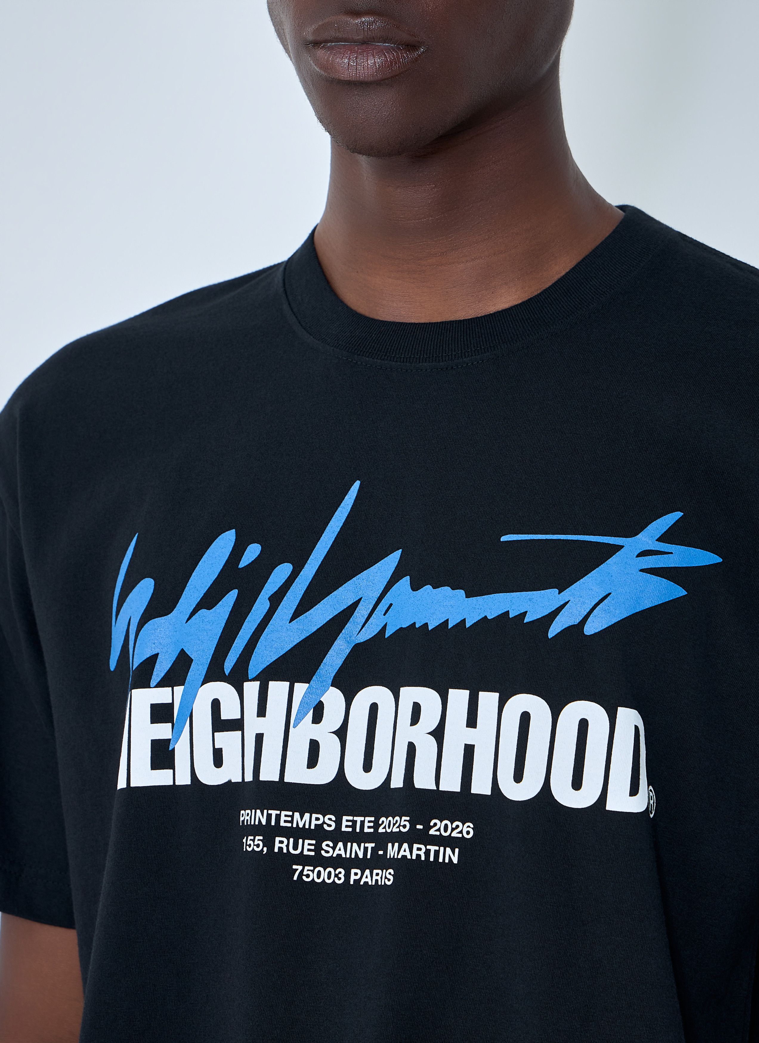 Yohji Yamamoto x Neighborhood Cotton T-Shirt Size US L / EU 52-54 / 3 - 5 Thumbnail