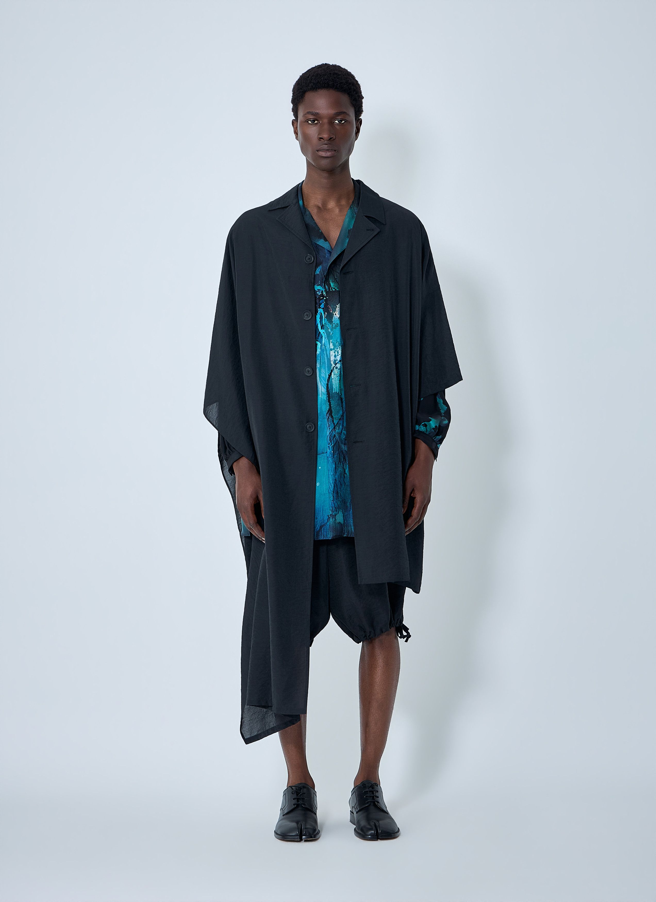 Yohji Yamamoto Long Cape Jacket Size US S / EU 44-46 / 1 - 2 Thumbnail