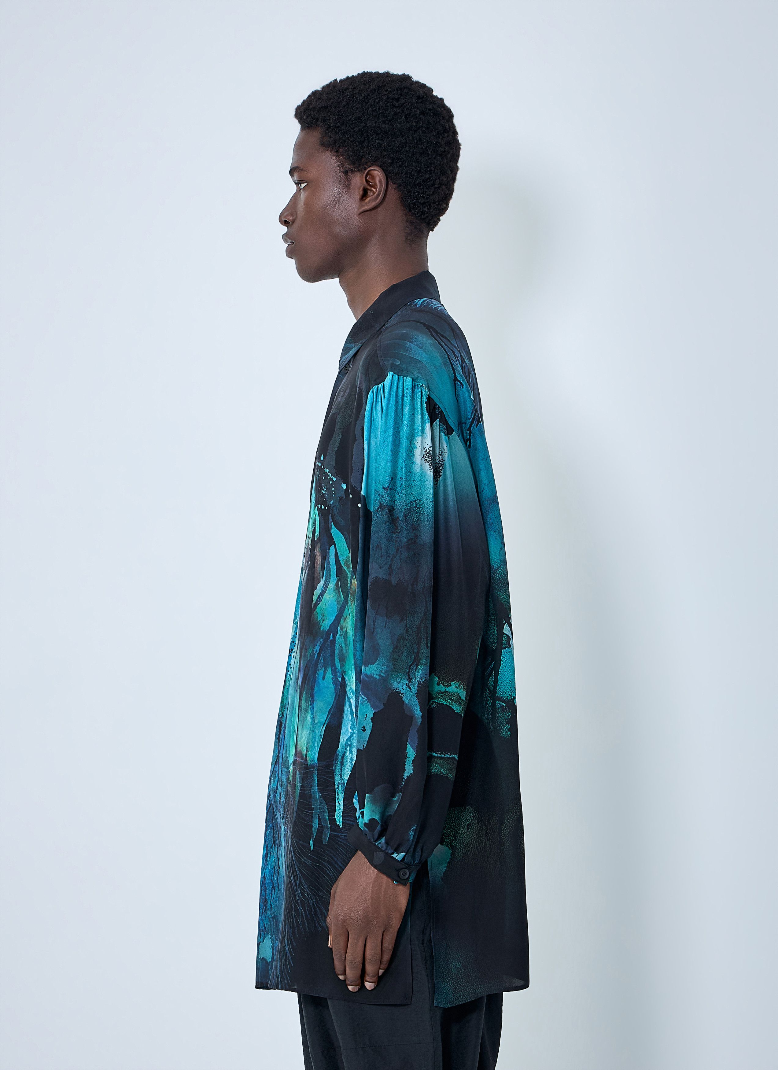 Yohji Yamamoto Sea Prink Silk Shirt Size US L / EU 52-54 / 3 - 3 Thumbnail