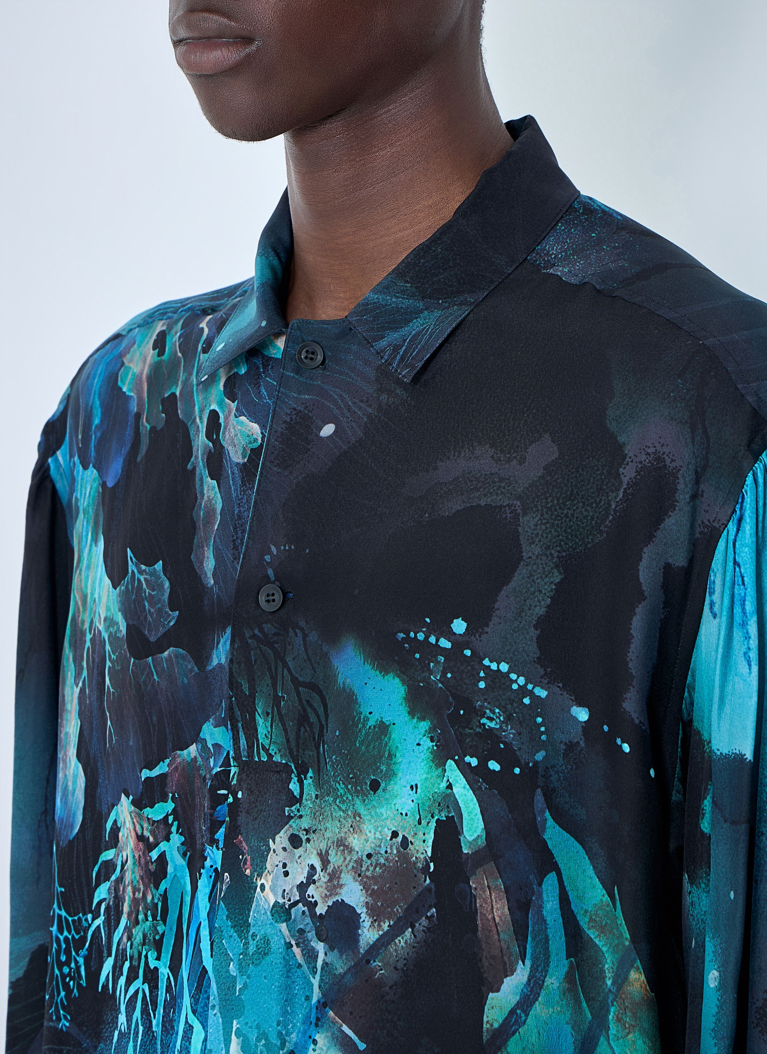 Yohji Yamamoto Sea Prink Silk Shirt Size US L / EU 52-54 / 3 - 5 Thumbnail