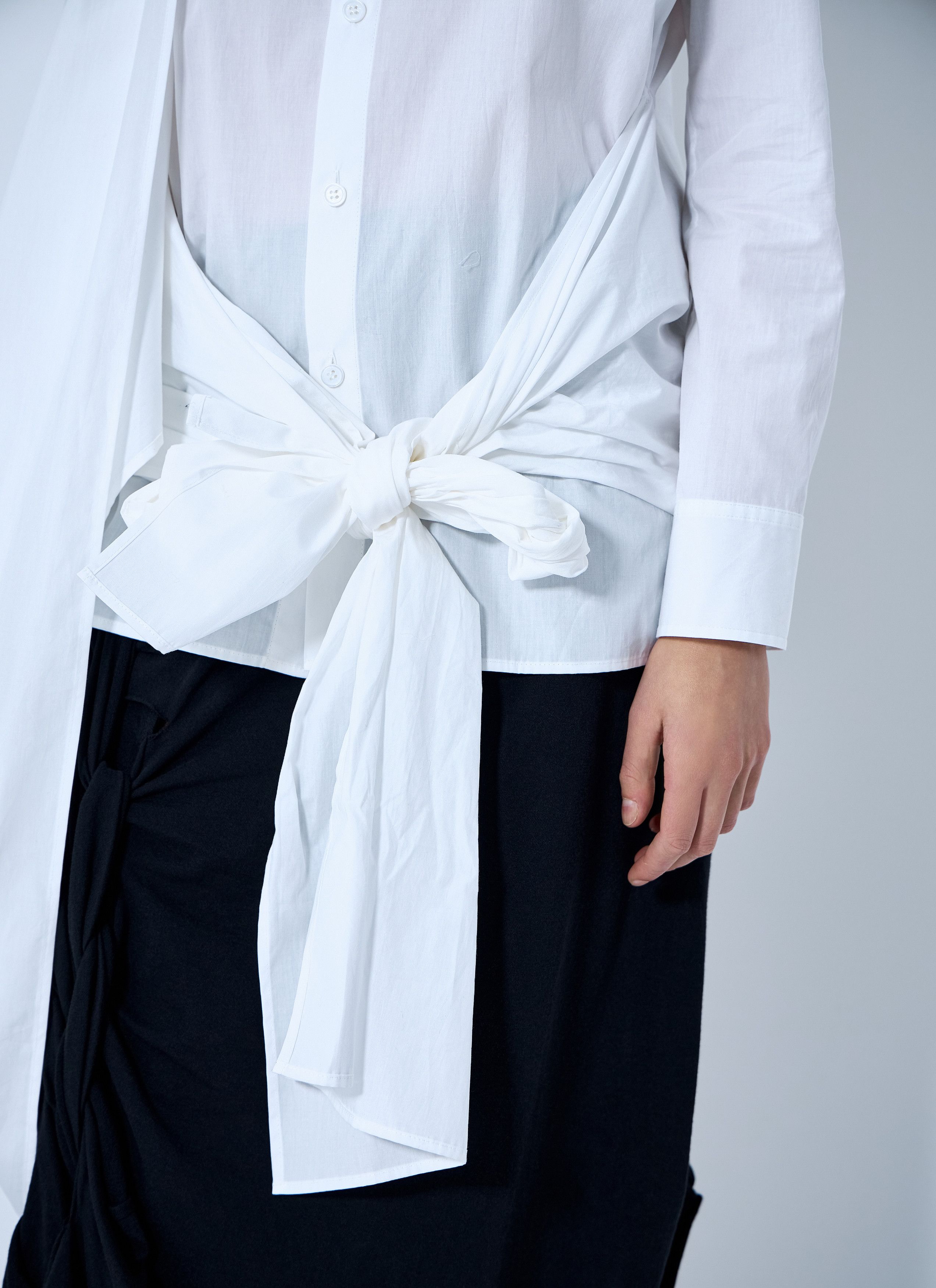 Yohji Yamamoto Draped Blouse Size M / US 6-8 / IT 42-44 - 6 Thumbnail