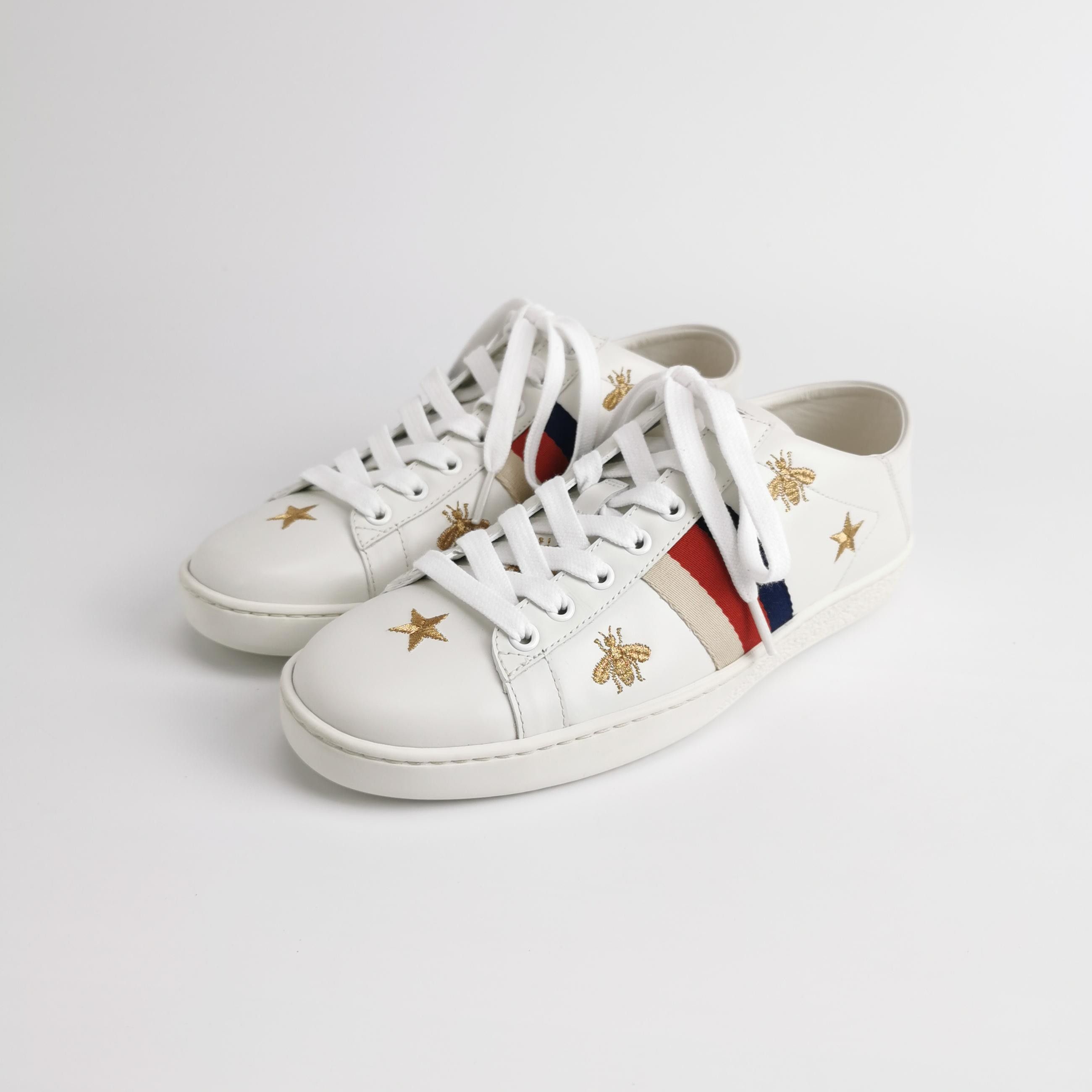 Gucci Gucci Women 7-5 Lowtop Sneakers Size US 7.5 / IT 37.5 - 2 Thumbnail