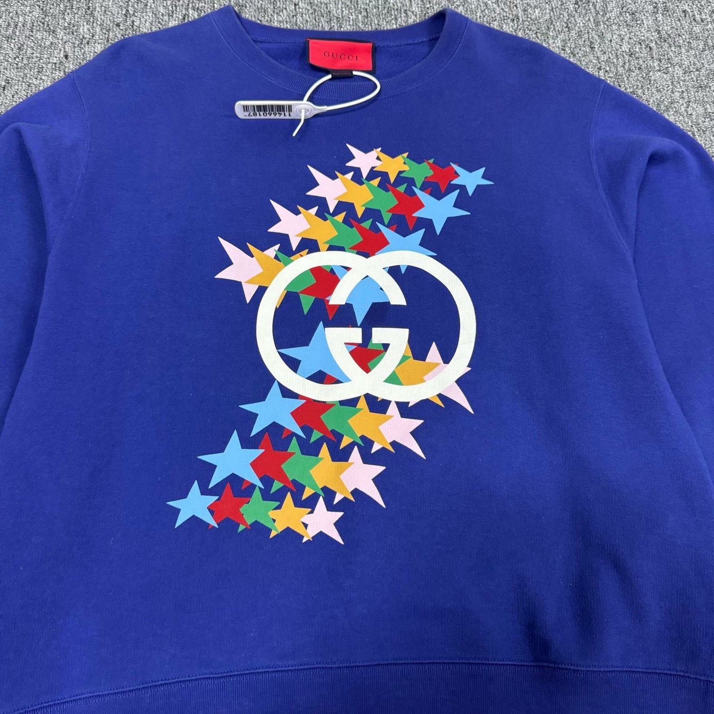 Gucci Gucci Blue Double G Star Sweatshirt S Size US S / EU 44-46 / 1 - 5 Thumbnail