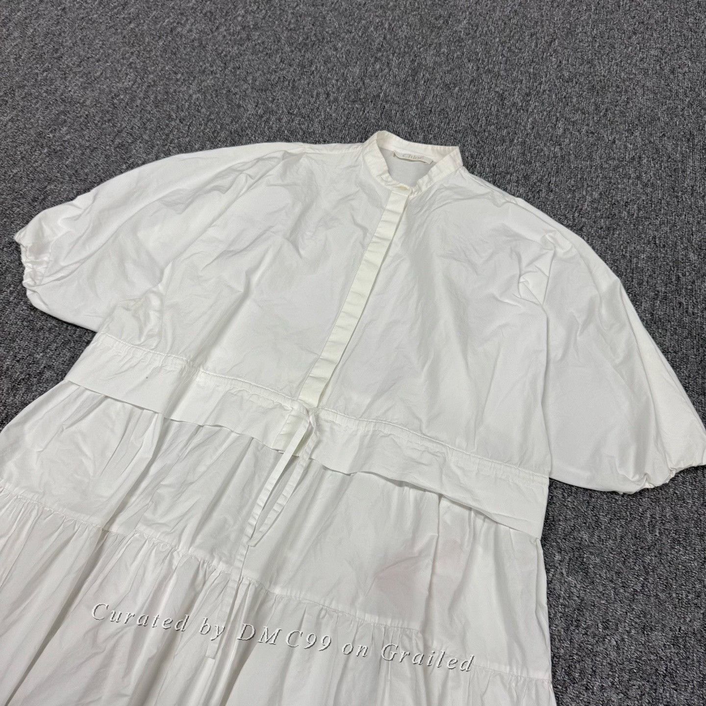 Chloe Chloe White Loose Shirt Dress Size 38 Size S / US 4 / IT 40 - 3 Thumbnail