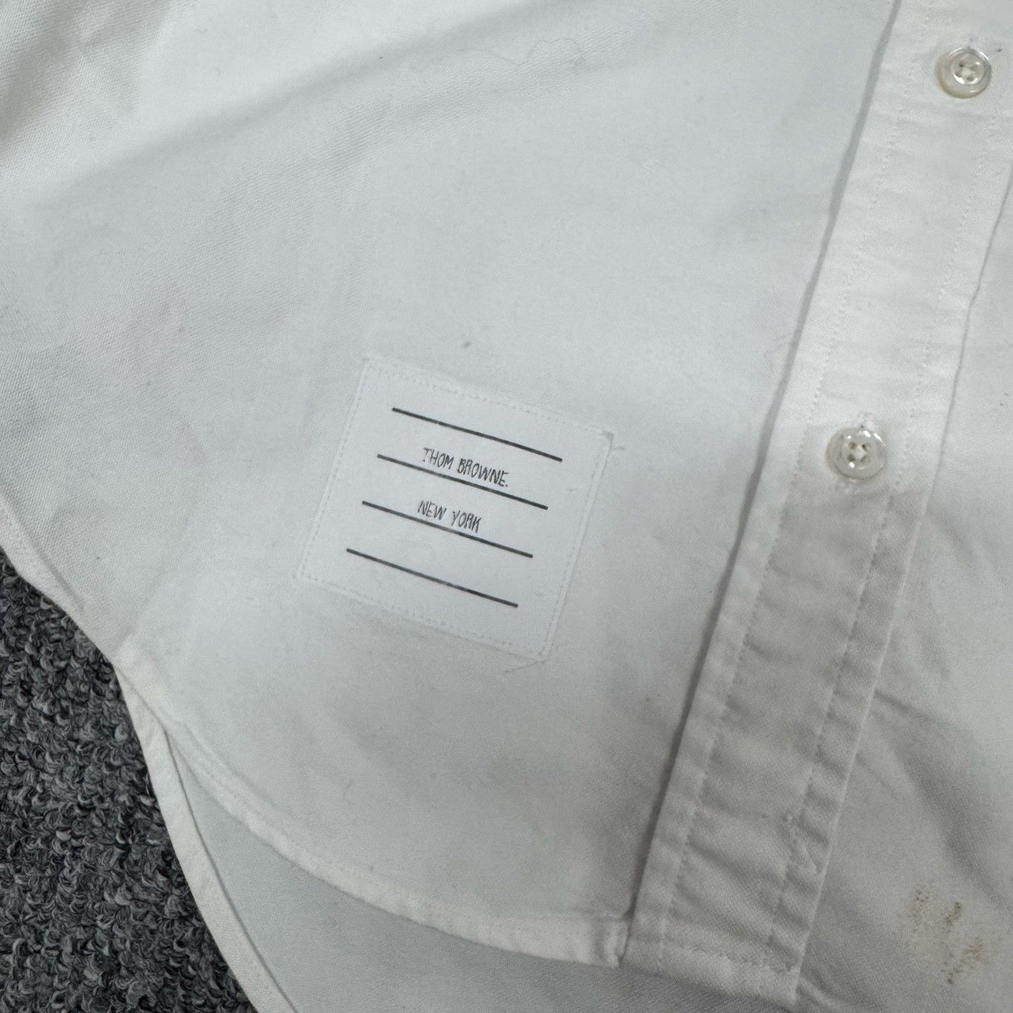 Thom Browne Thom Browne Oxford Long Sleeve Shirt Size US S / EU 44-46 / 1 - 5 Thumbnail