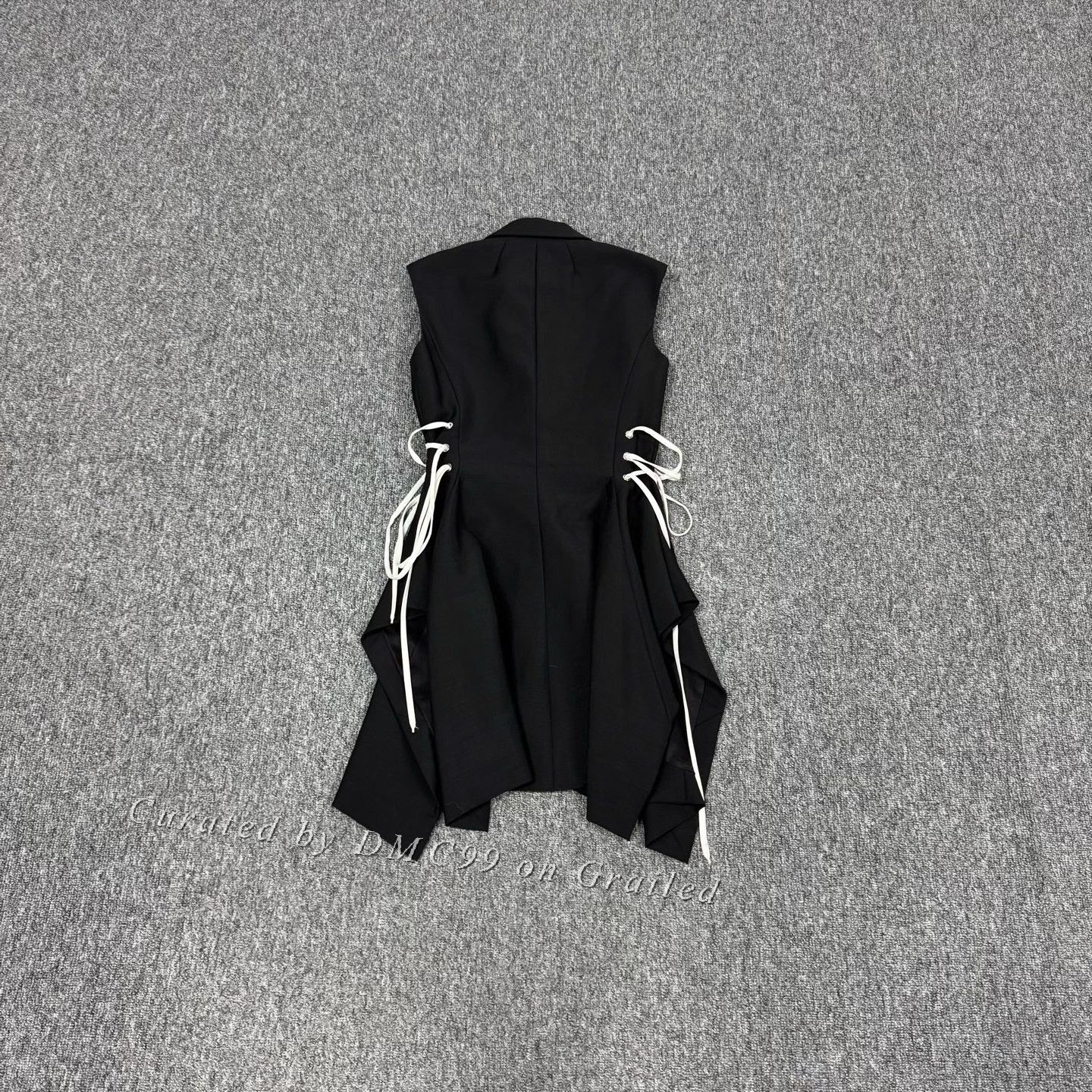 Dior Dior Runway Black Vest Dress Size S / US 4 / IT 40 - 2 Thumbnail