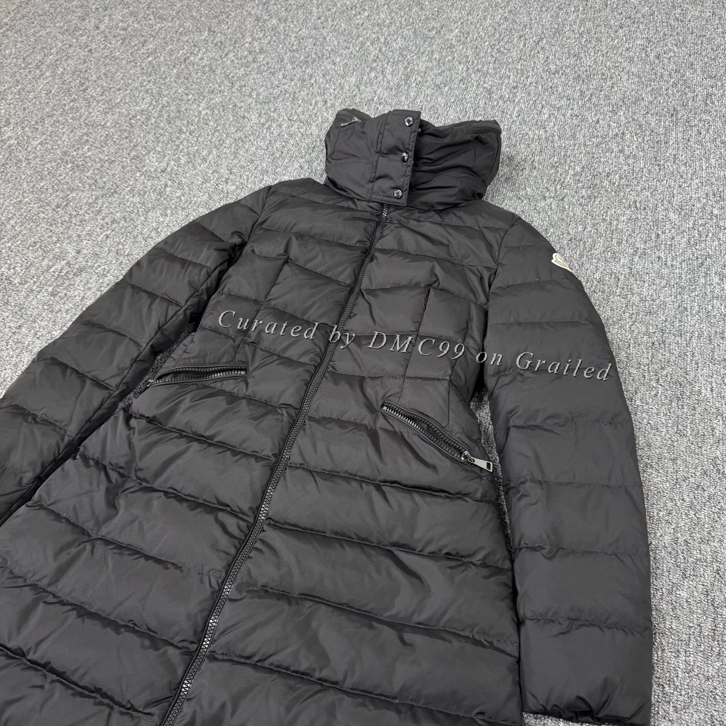 Moncler Moncler Flammette Logo Long Down Jacket Size XS / US 0-2 / IT 36-38 - 4 Thumbnail