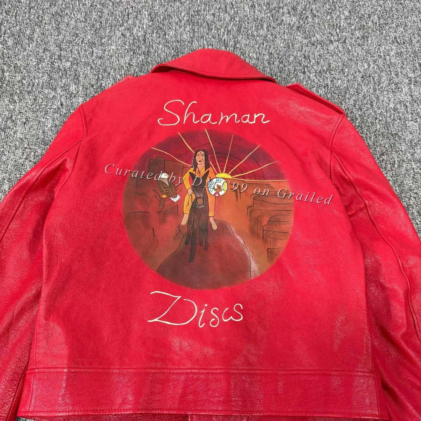 Dior Dior Runway Red Zip Biker Leather Jacket Size XS / US 0-2 / IT 36-38 - 7 Thumbnail