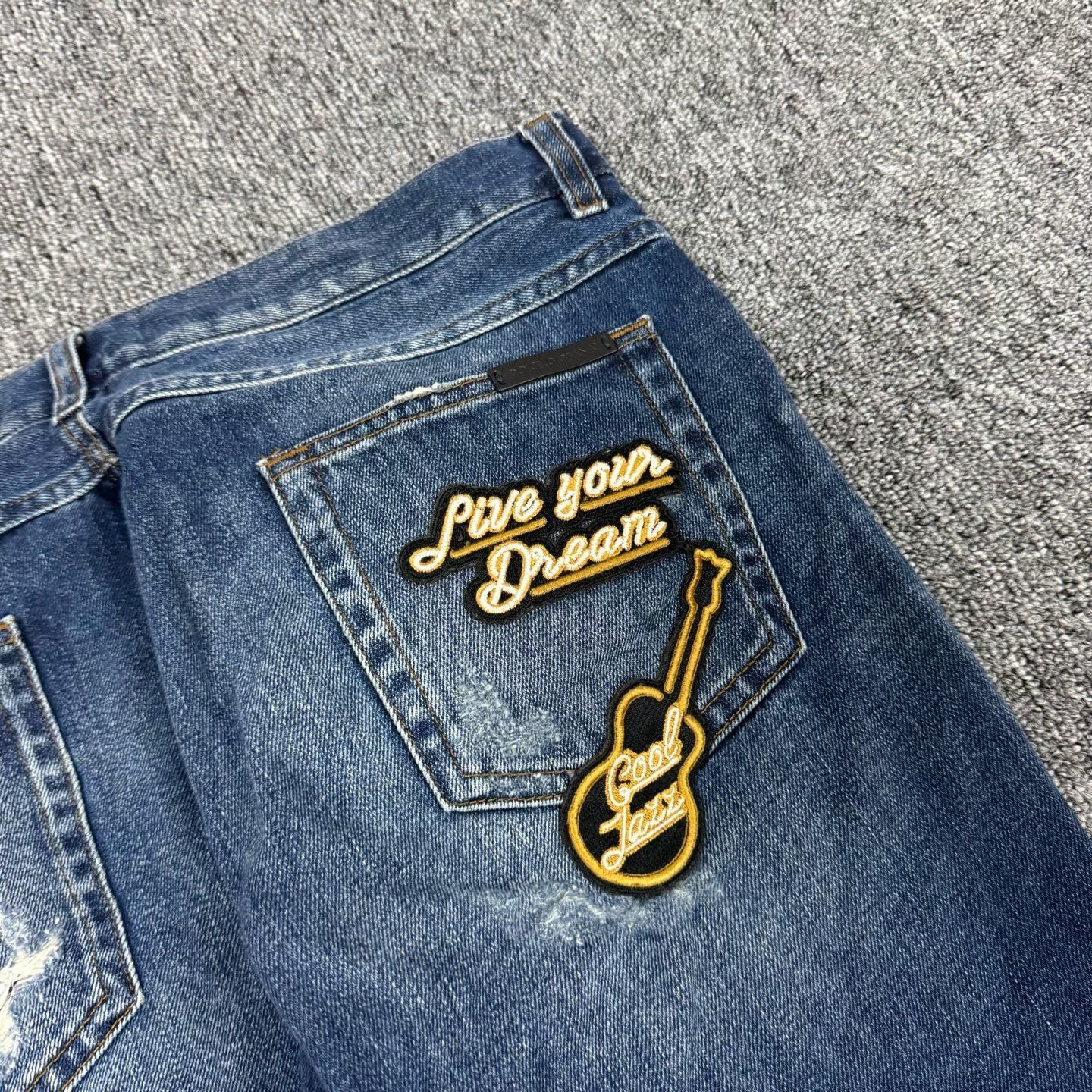 Dolce & Gabbana Dolce Gabbana DG Distressed Jeans 50 Size US 34 / EU 50 - 6 Thumbnail