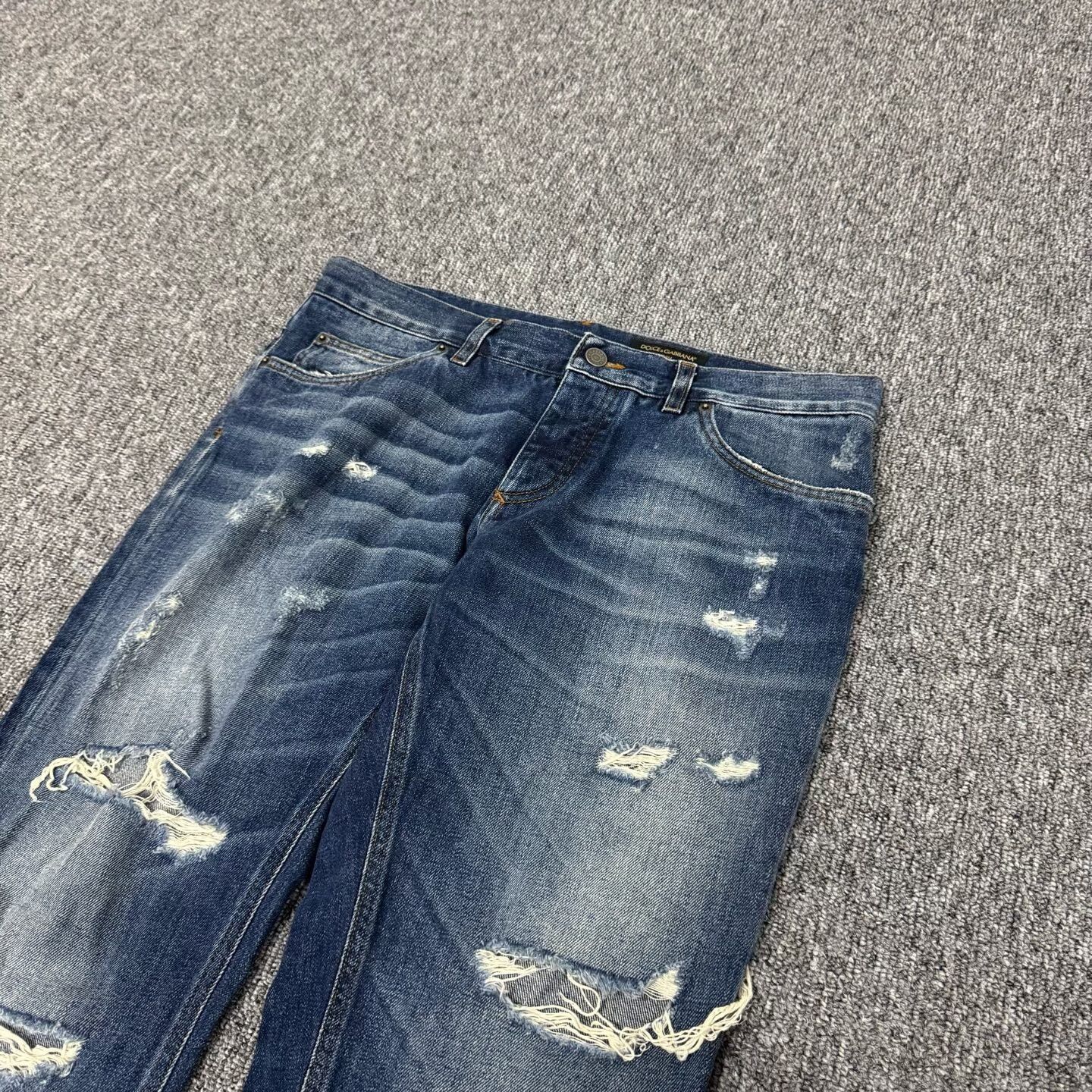 Dolce & Gabbana Dolce Gabbana DG Distressed Jeans 50 Size US 34 / EU 50 - 4 Thumbnail