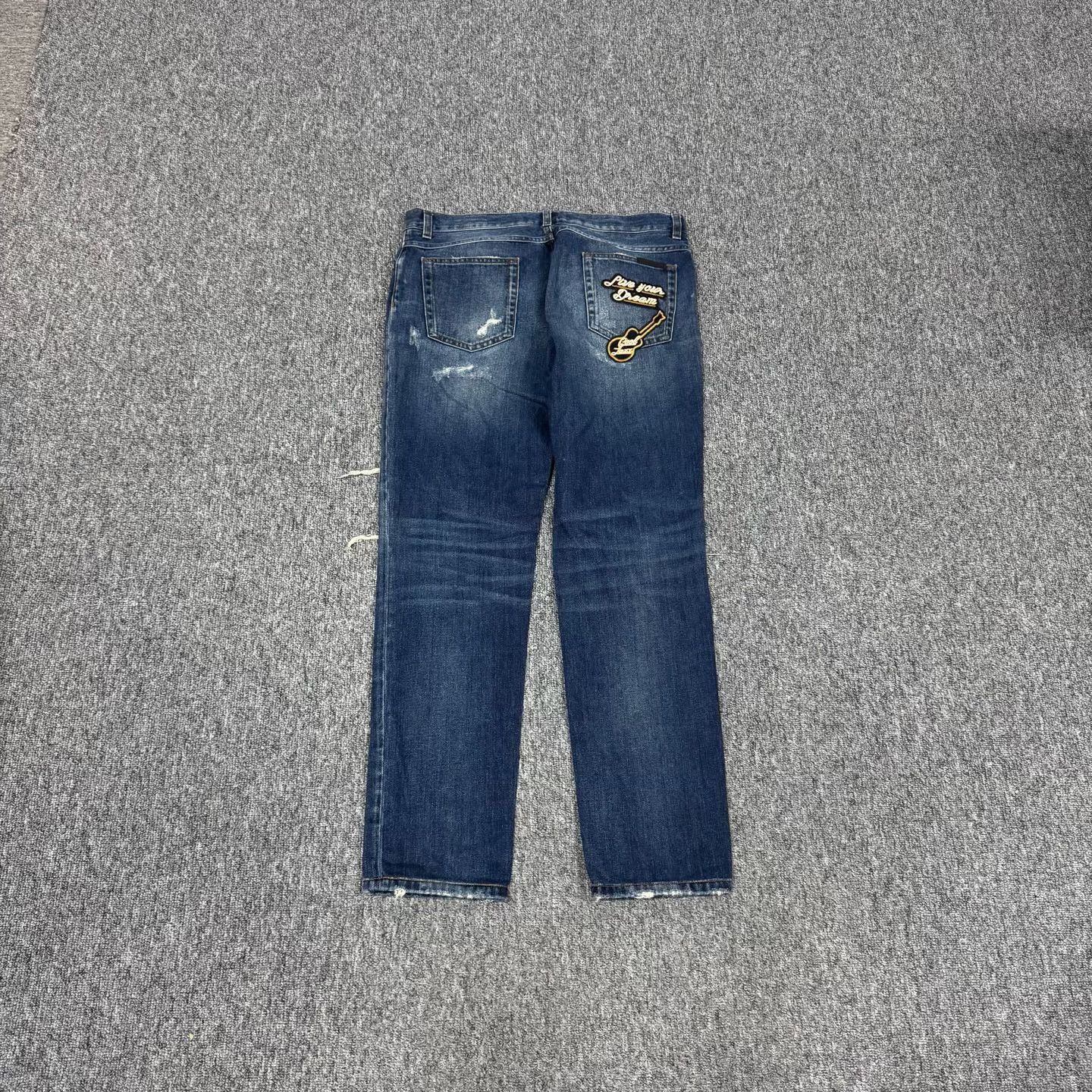 Dolce & Gabbana Dolce Gabbana DG Distressed Jeans 50 Size US 34 / EU 50 - 2 Thumbnail