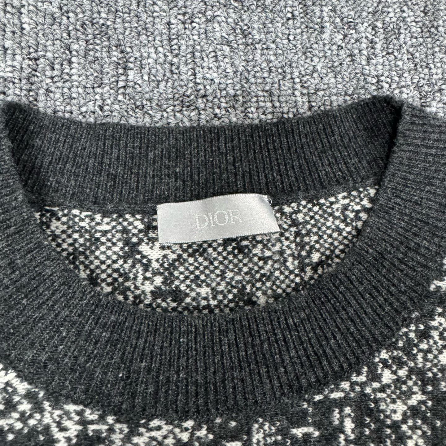 Dior Dior Letter Slogan Knit Sweater M Size US M / EU 48-50 / 2 - 5 Thumbnail