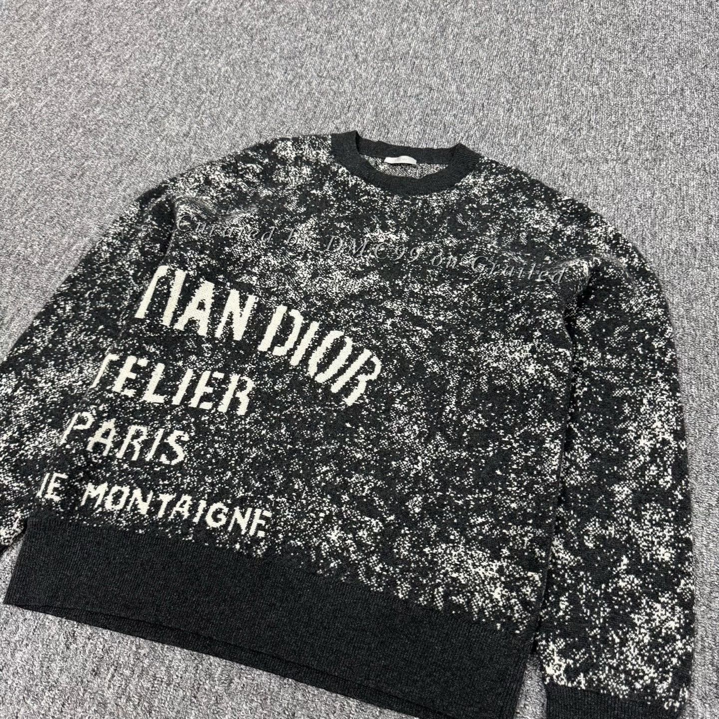Dior Dior Letter Slogan Knit Sweater M Size US M / EU 48-50 / 2 - 4 Thumbnail