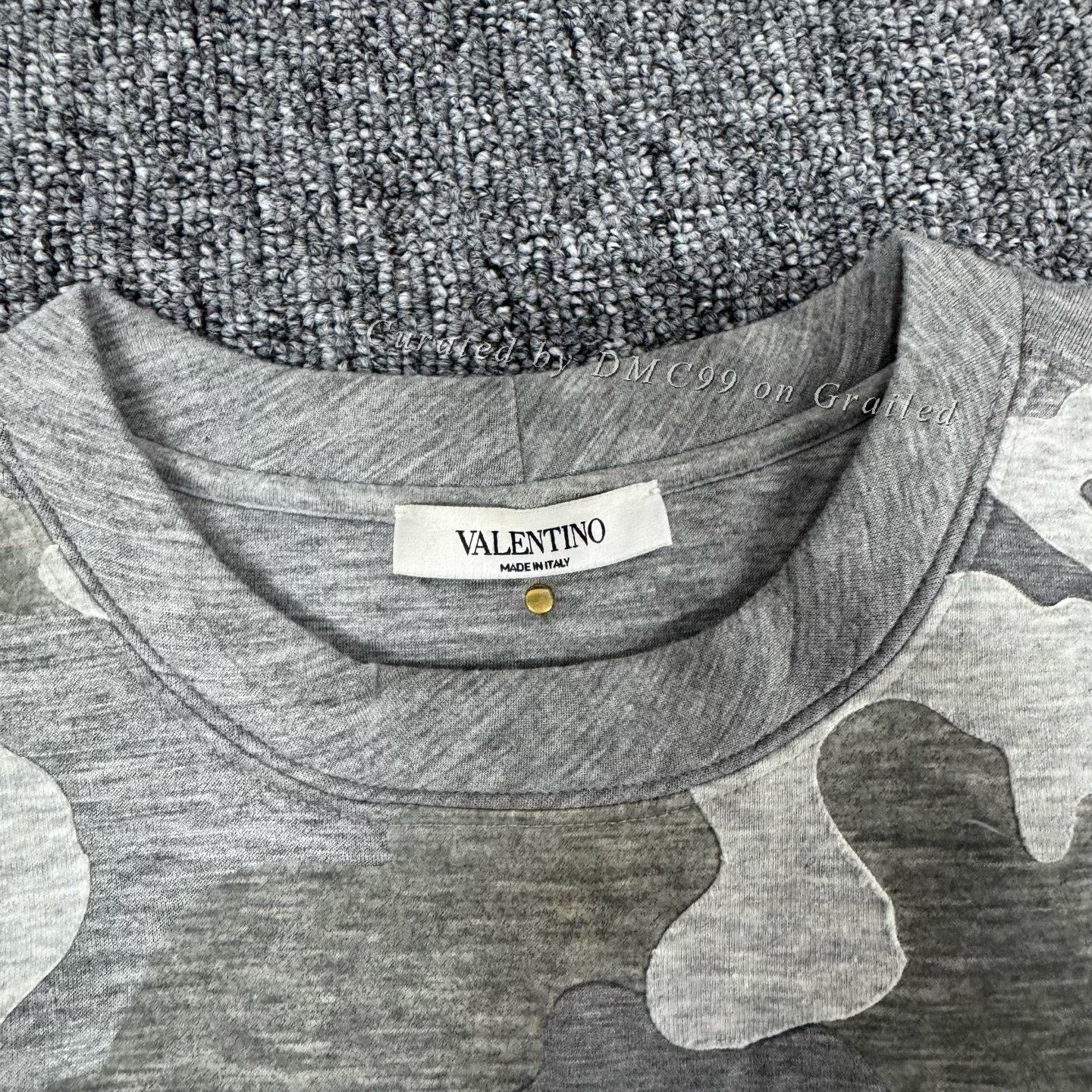 Valentino Valentino Gray Camo Crewneck Sweatshirt S Size US S / EU 44-46 / 1 - 5 Thumbnail