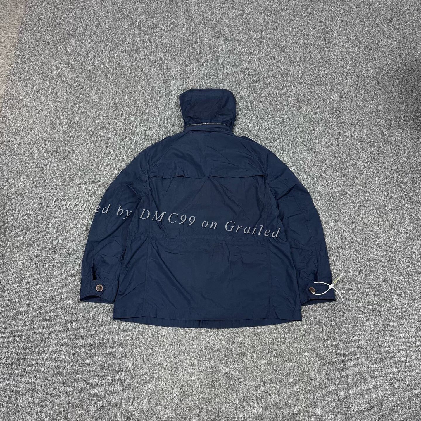 Burberry Burberry XL Blue Hooded Pocket Jacket Size US XL / EU 56 / 4 - 2 Thumbnail