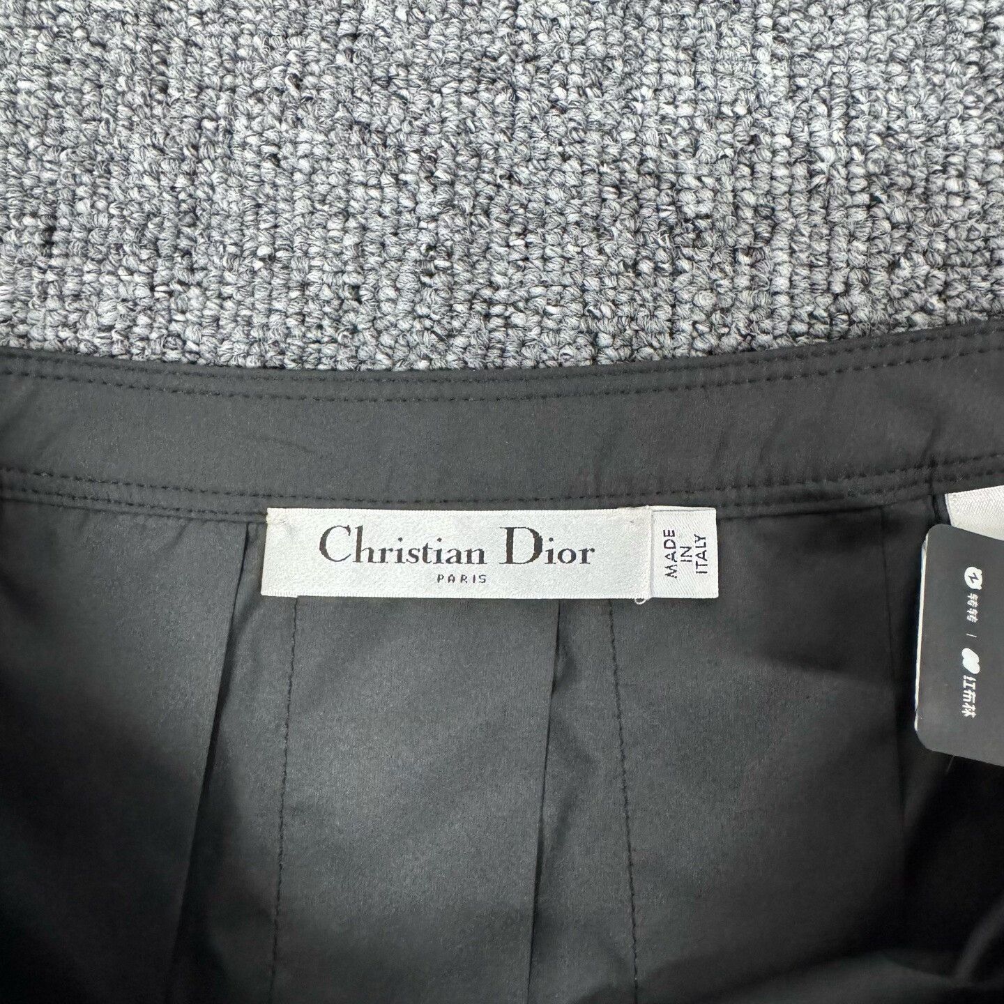 Dior Dior Black Waist-Cinched Pleated Long Skirt Size 36" / US 14 / IT 50 - 4 Thumbnail