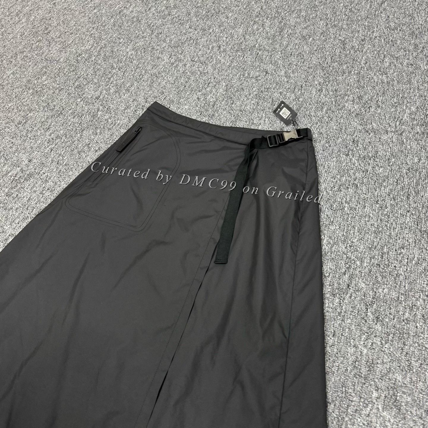 Dior Dior Black Waist-Cinched Pleated Long Skirt Size 36" / US 14 / IT 50 - 3 Thumbnail